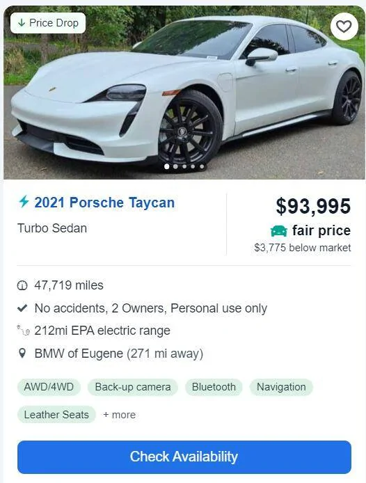 Porsche Taycan Swapping a 2021 Turbo for a 2024 GTS? 1699912143809