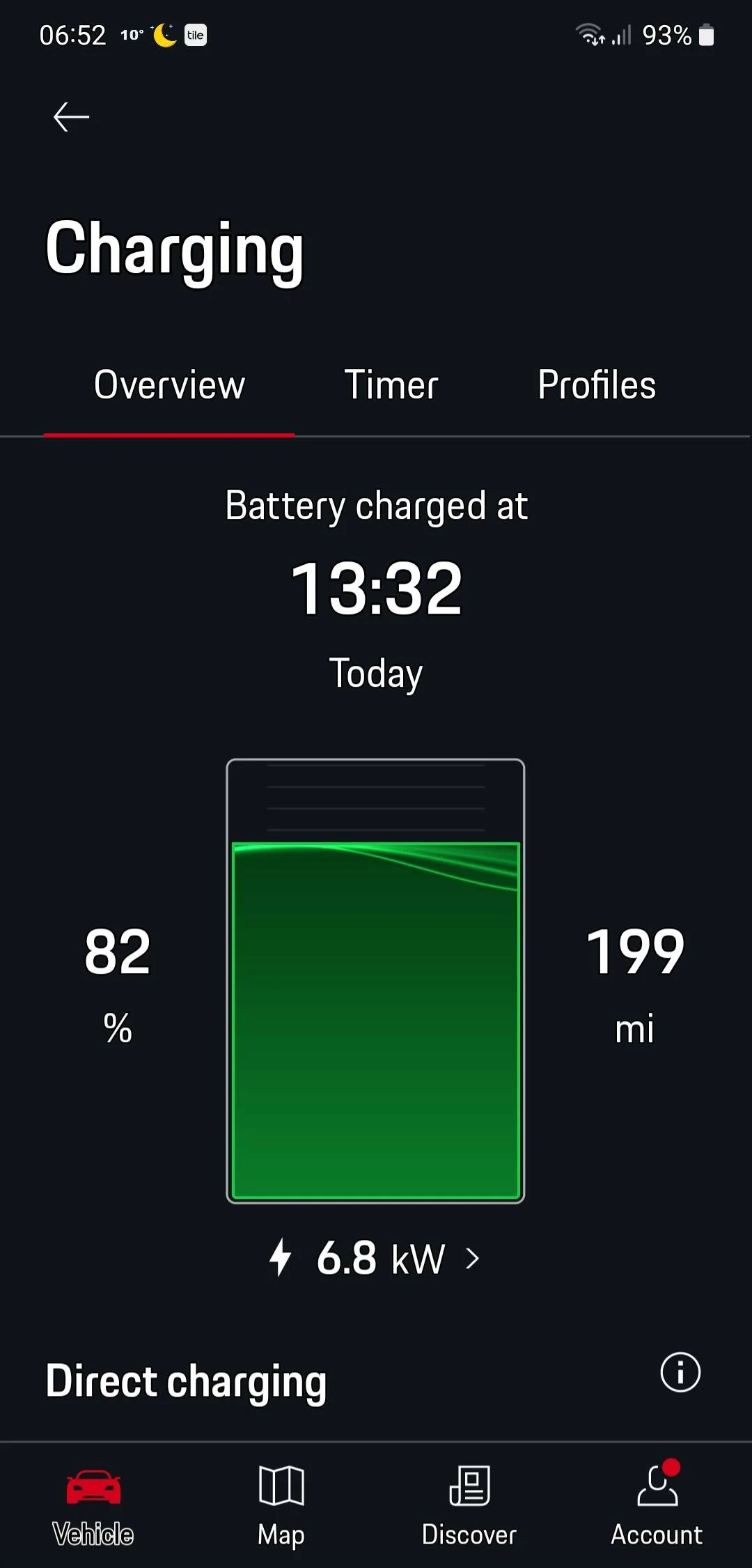 Porsche Taycan Charging Timer intermittent faults Screenshot_20231114_065238_My Porsch