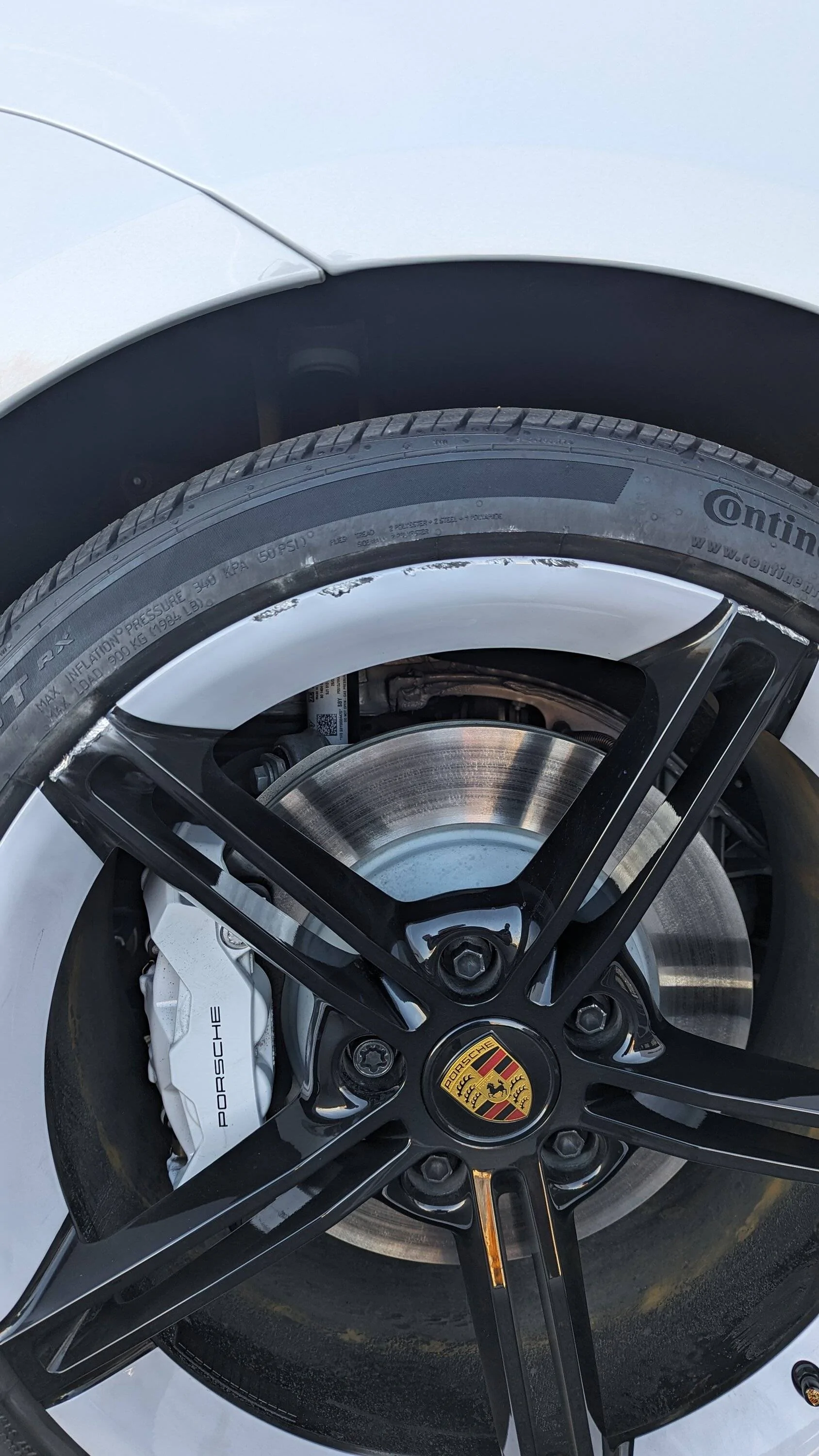 Porsche Taycan Don’t curb the wheels!! RR ME Ice Grey