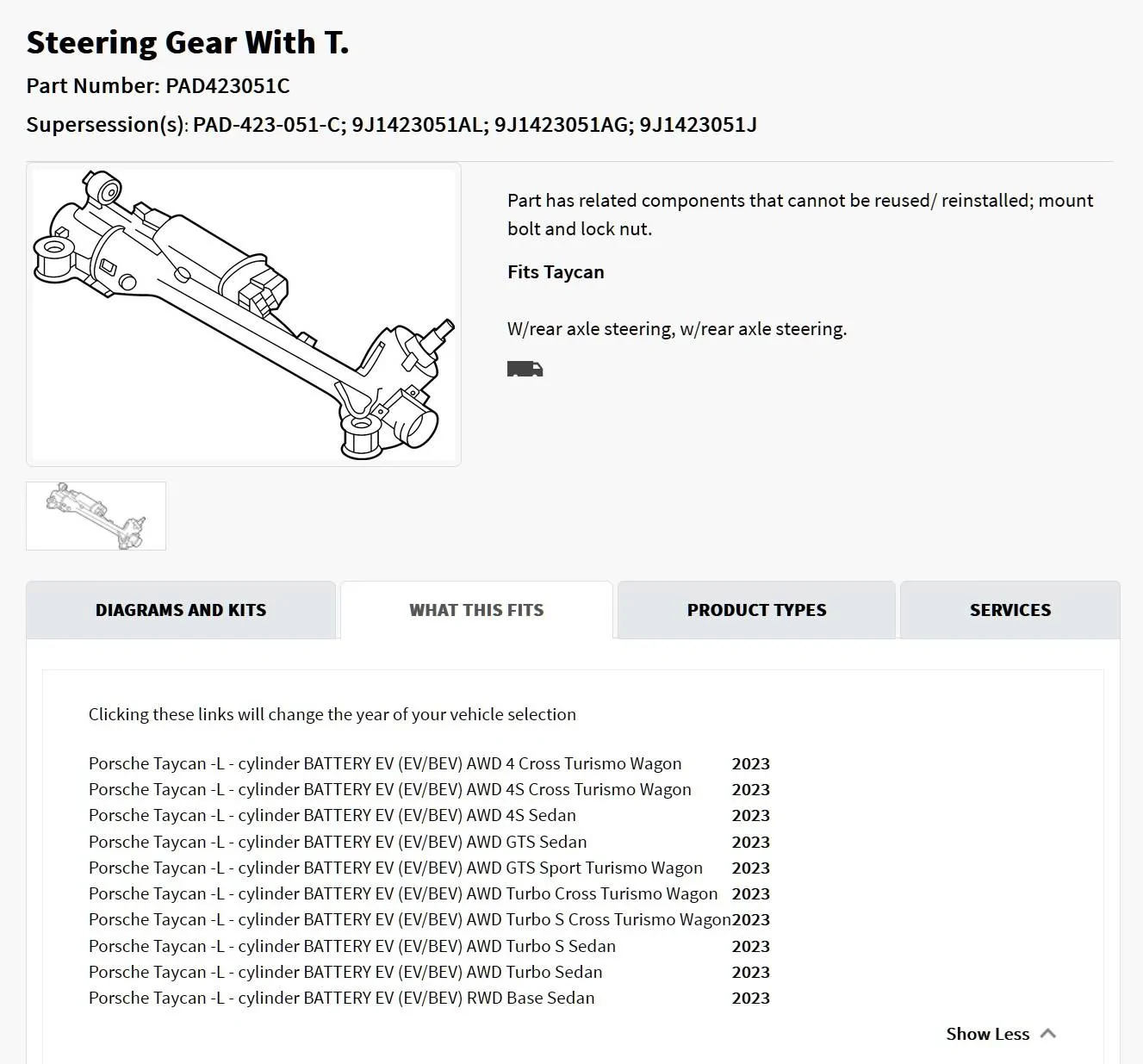 Porsche Taycan GTS tuned suspension? rack1