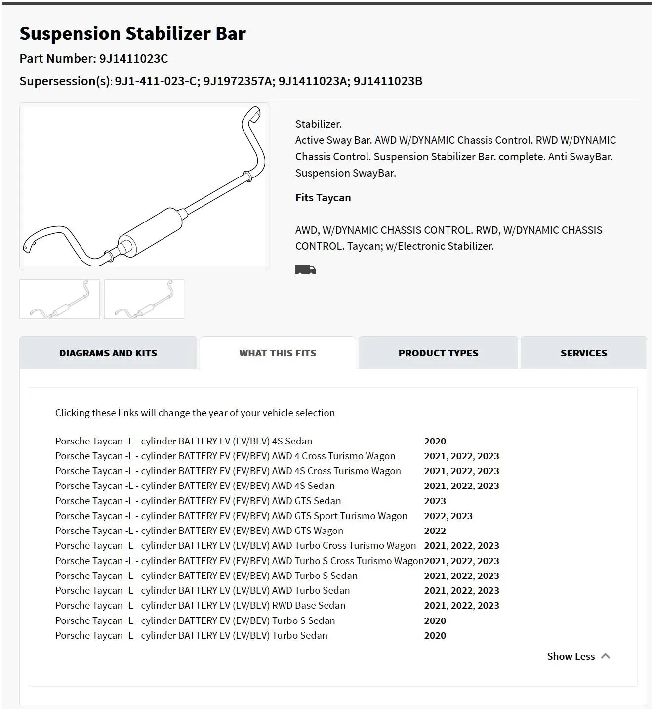 Porsche Taycan GTS tuned suspension? sway1