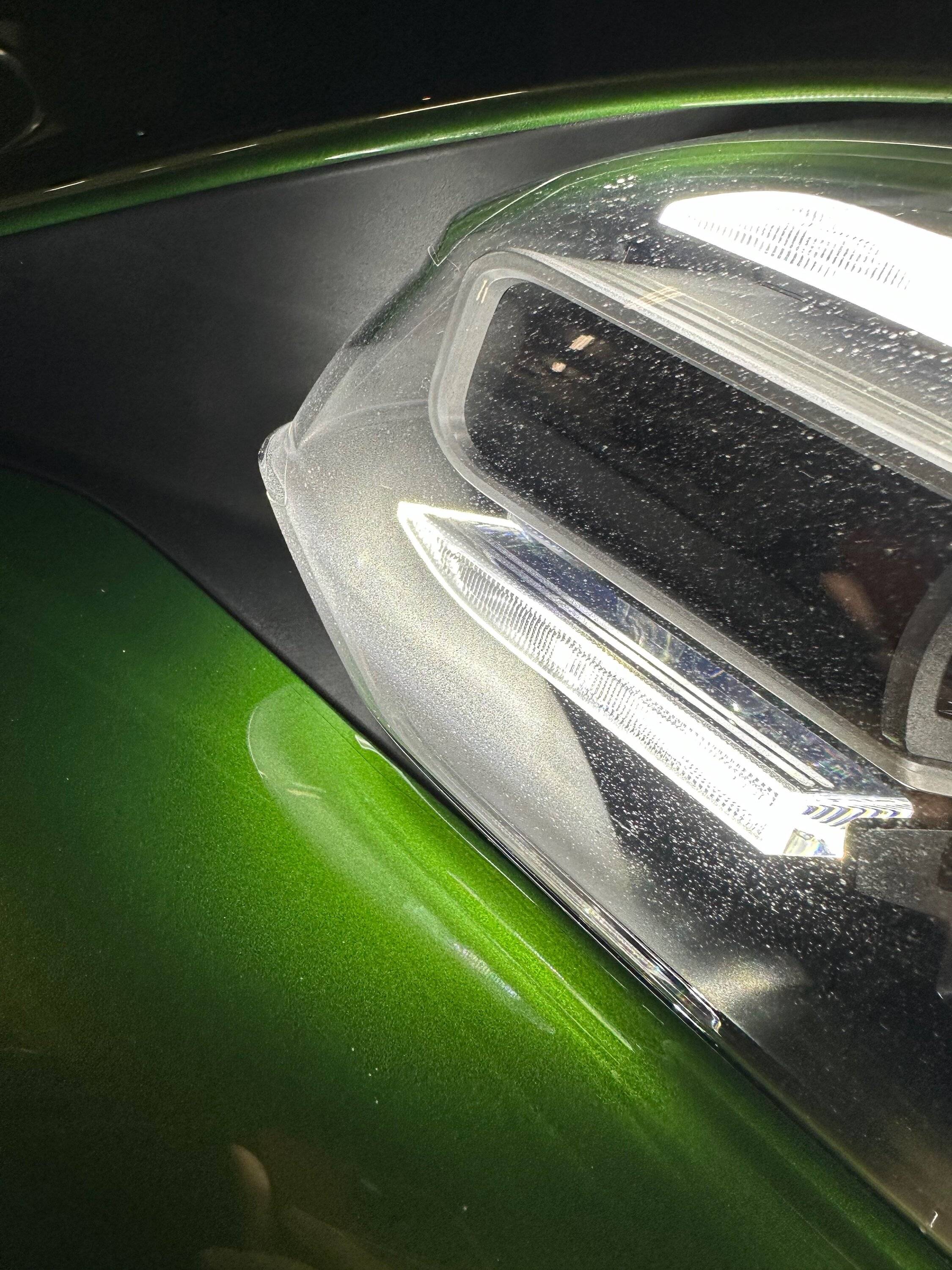 Porsche Taycan Foggy front lights IMG_0355