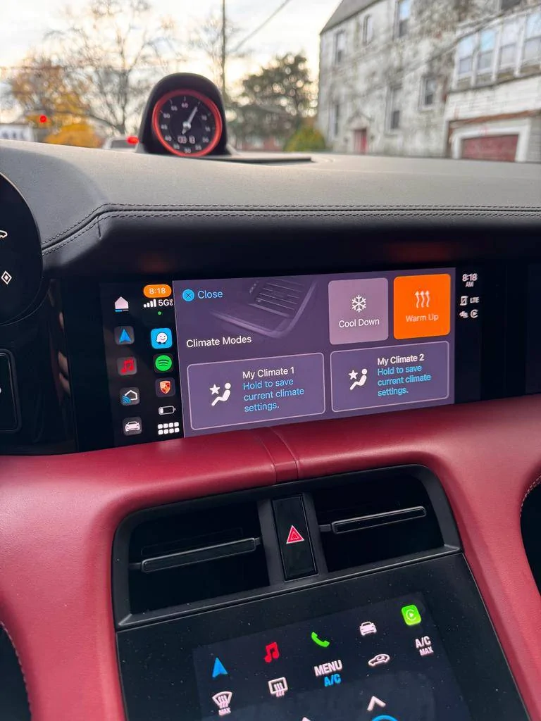 Porsche Taycan My Porsche App Update for Taycan Finally Adds Climate Controls & More through Apple Carplay! Happy Thanksgiving! 1
