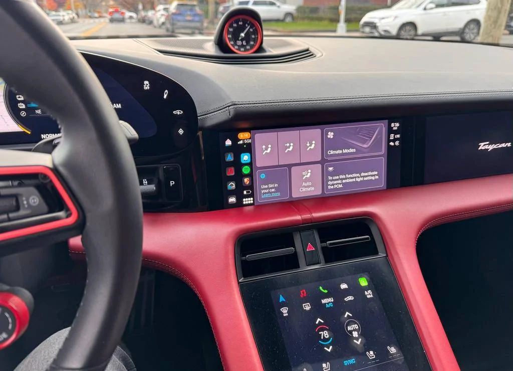 Porsche Taycan My Porsche App Update for Taycan Finally Adds Climate Controls & More through Apple Carplay! Happy Thanksgiving! 2