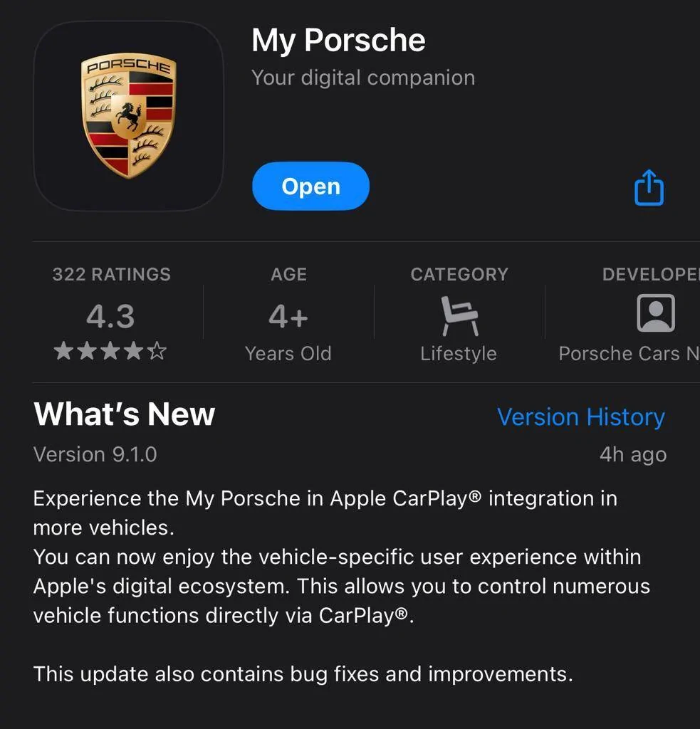Porsche Taycan My Porsche App Update for Taycan Finally Adds Climate Controls & More through Apple Carplay! Happy Thanksgiving! 3