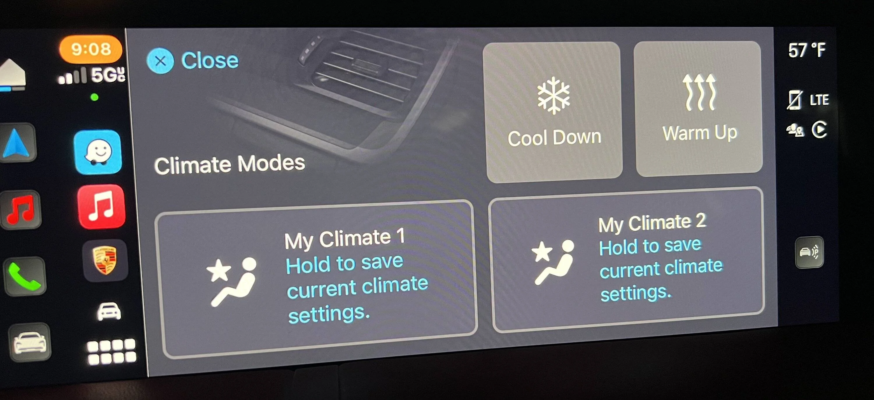 Porsche Taycan My Porsche App Update for Taycan Finally Adds Climate Controls & More through Apple Carplay! Happy Thanksgiving! IMG_3774