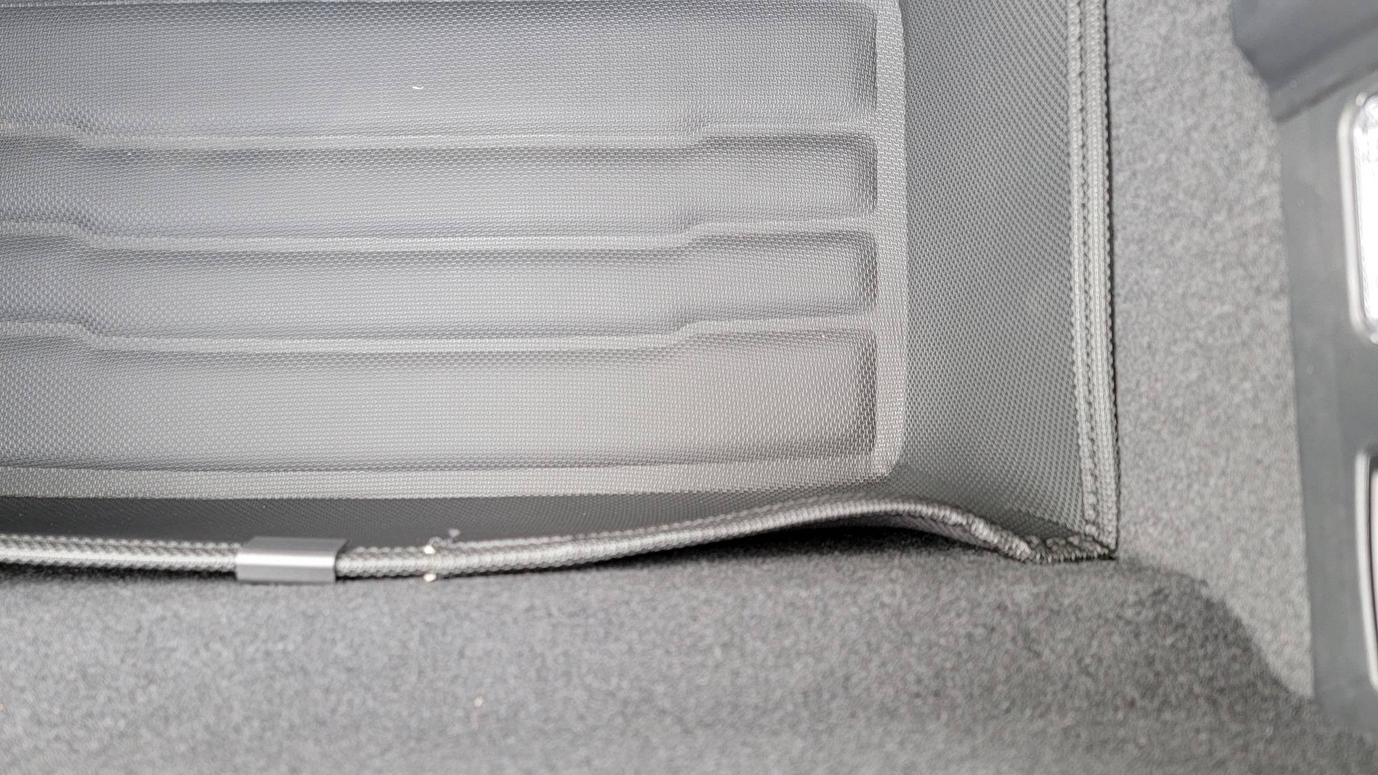 Porsche Taycan Tuxmat trunk / frunk 3-piece set -- first look pics Front mat_front