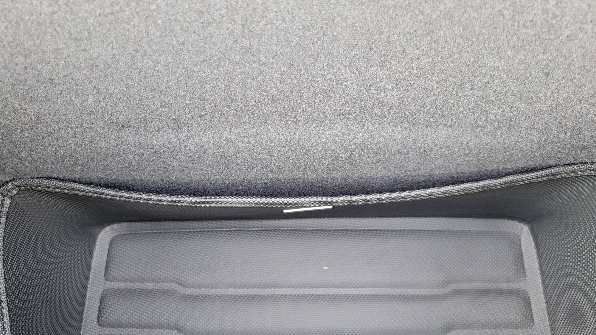 Porsche Taycan Tuxmat trunk / frunk 3-piece set -- first look pics Front mat_rear