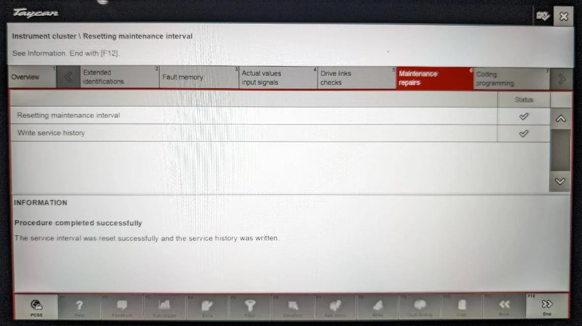Porsche Taycan Reset Service Reminders / Update Last Service Date with PIWIS III 2