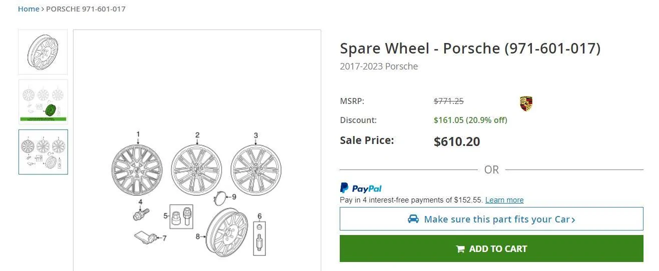Porsche Taycan **Removing the Wheel** 1701459549620