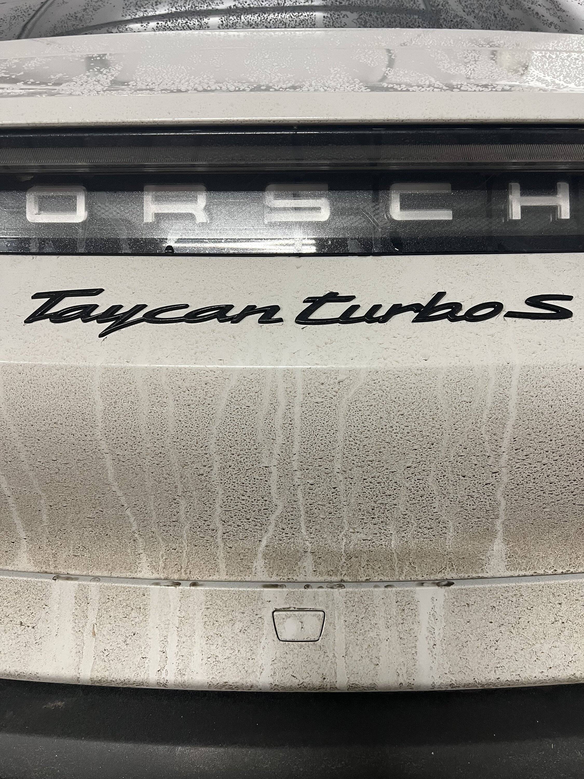 Porsche Taycan Washer fluid suitability IMG_6684