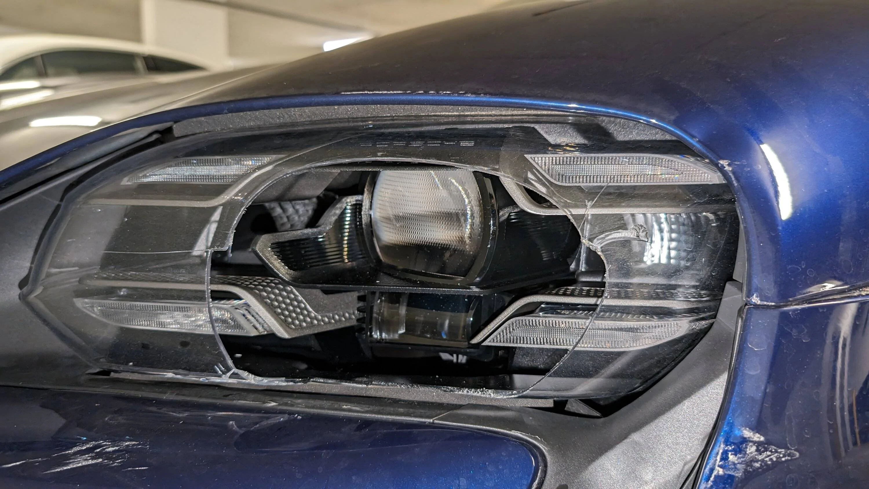 Porsche Taycan Under the cover look at PDSL+ matrix PXL_20231202_003942650