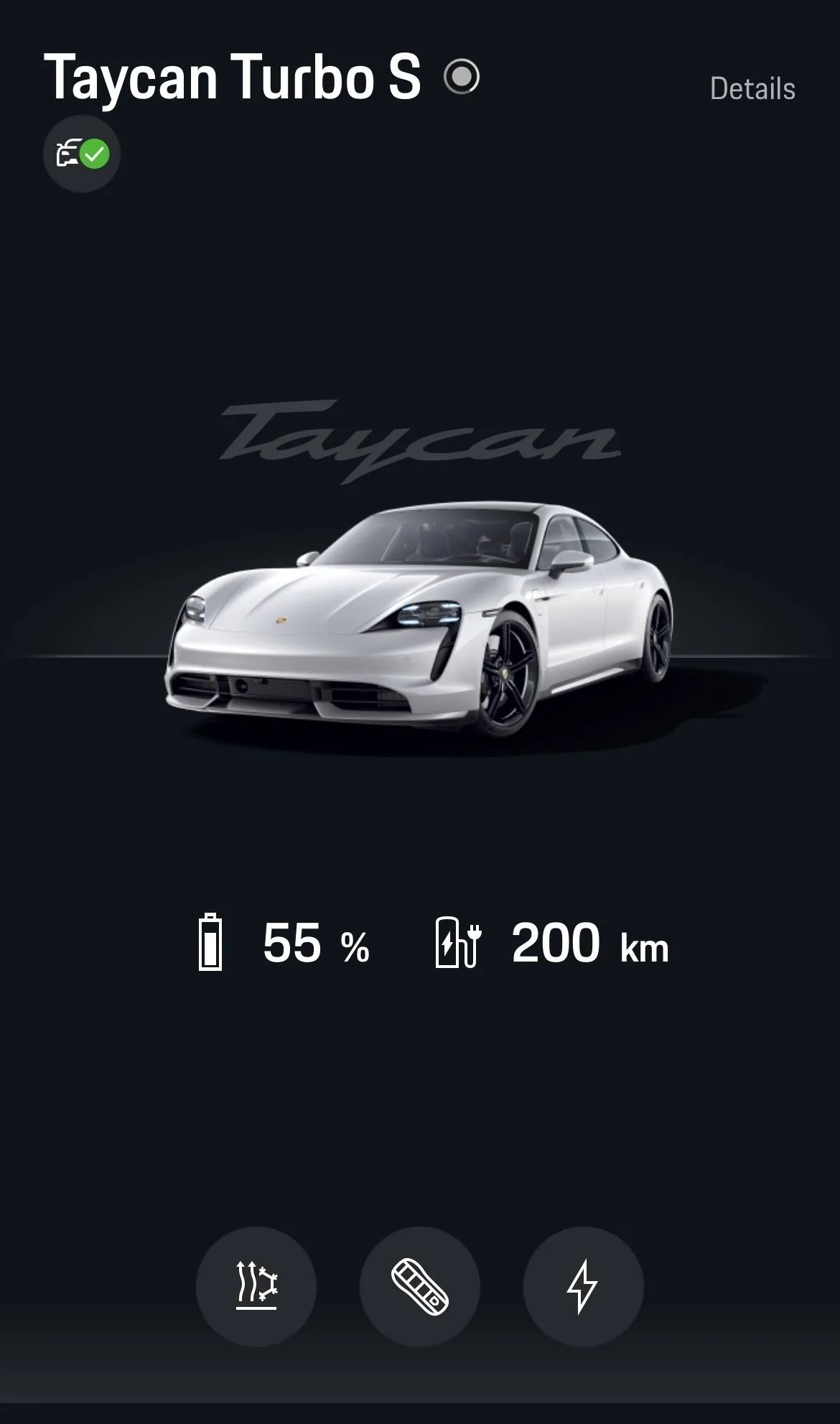 Porsche Taycan Decreasing kilometer display IMG_6193
