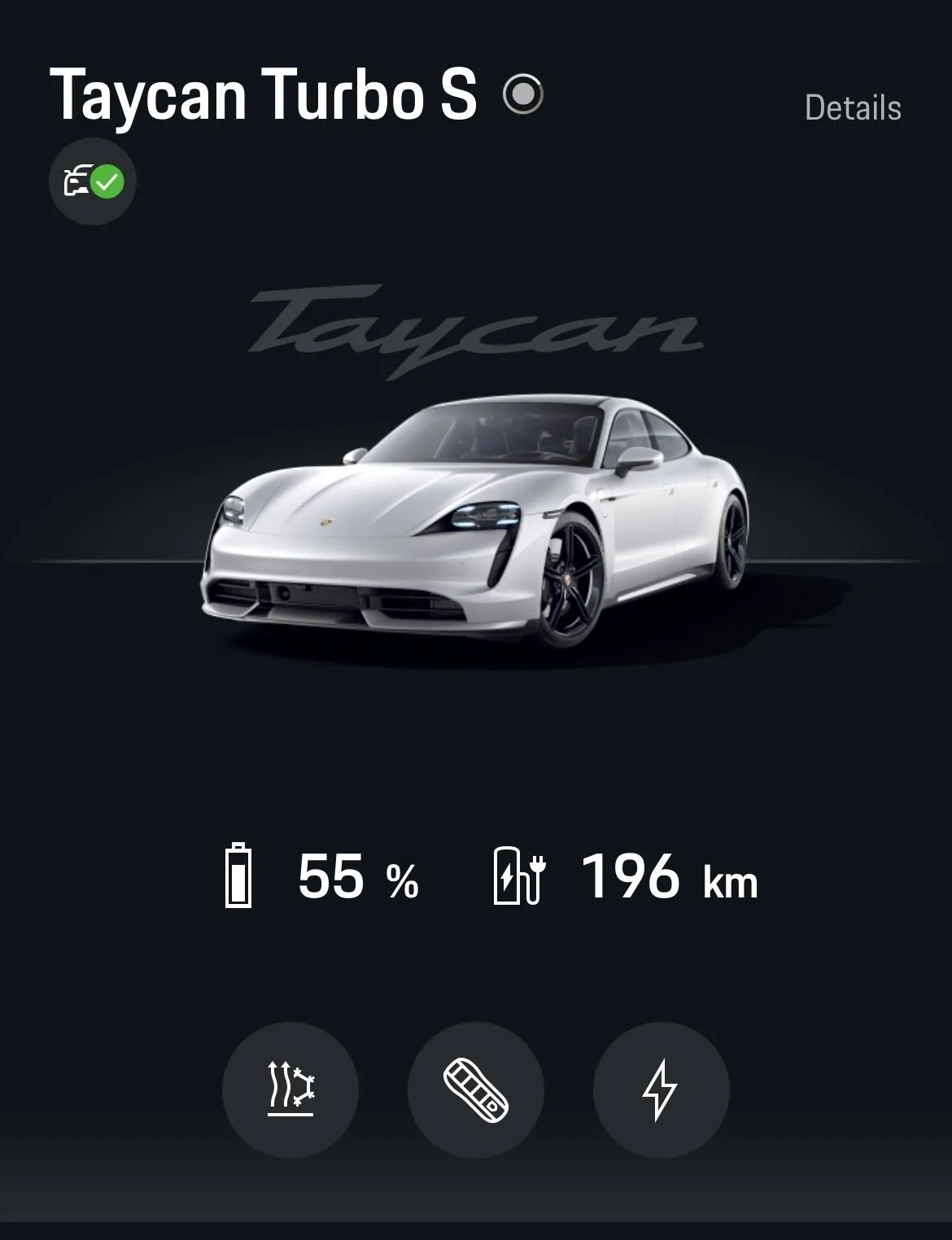 Porsche Taycan Decreasing kilometer display IMG_6234