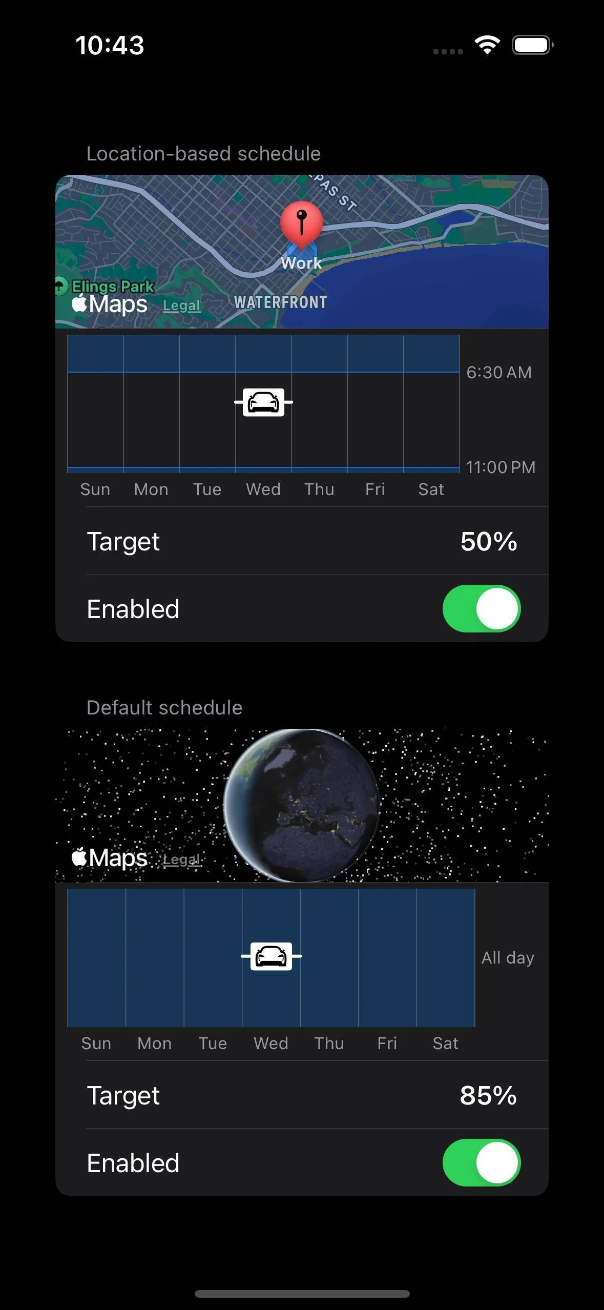 Porsche Taycan Interested in an unofficial Apple Watch app? Simulator Screenshot - iPhone 15 - 2023-12-06 at 22.43.03