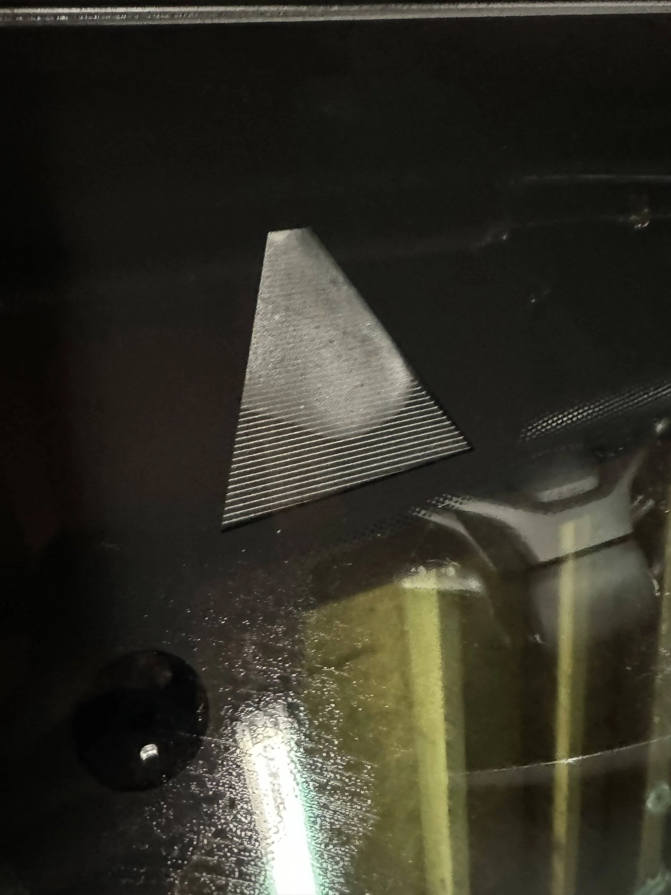 Porsche Taycan Windshield sensor fogging IMG_0294
