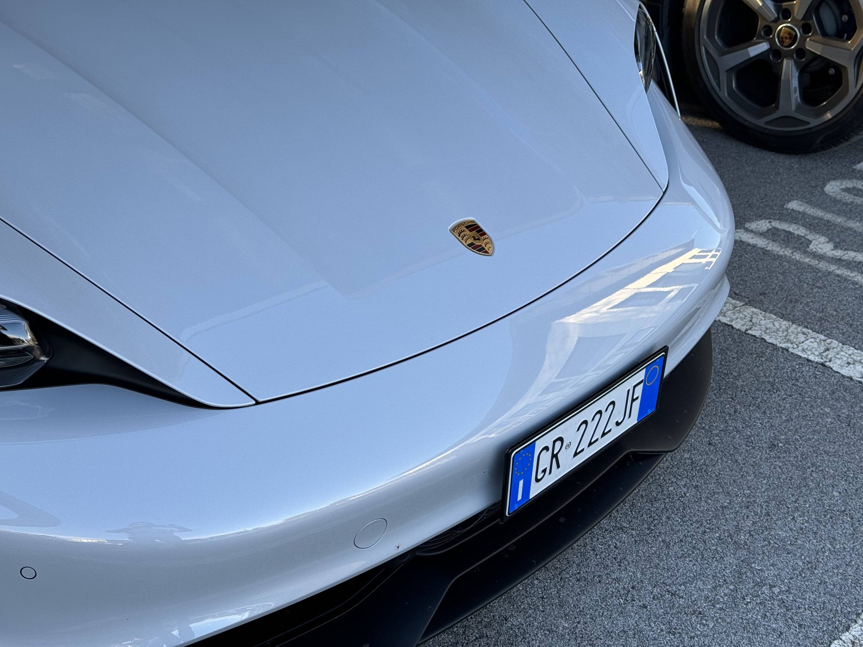 Porsche Taycan Taycan 4S hood misaligned IMG_0194