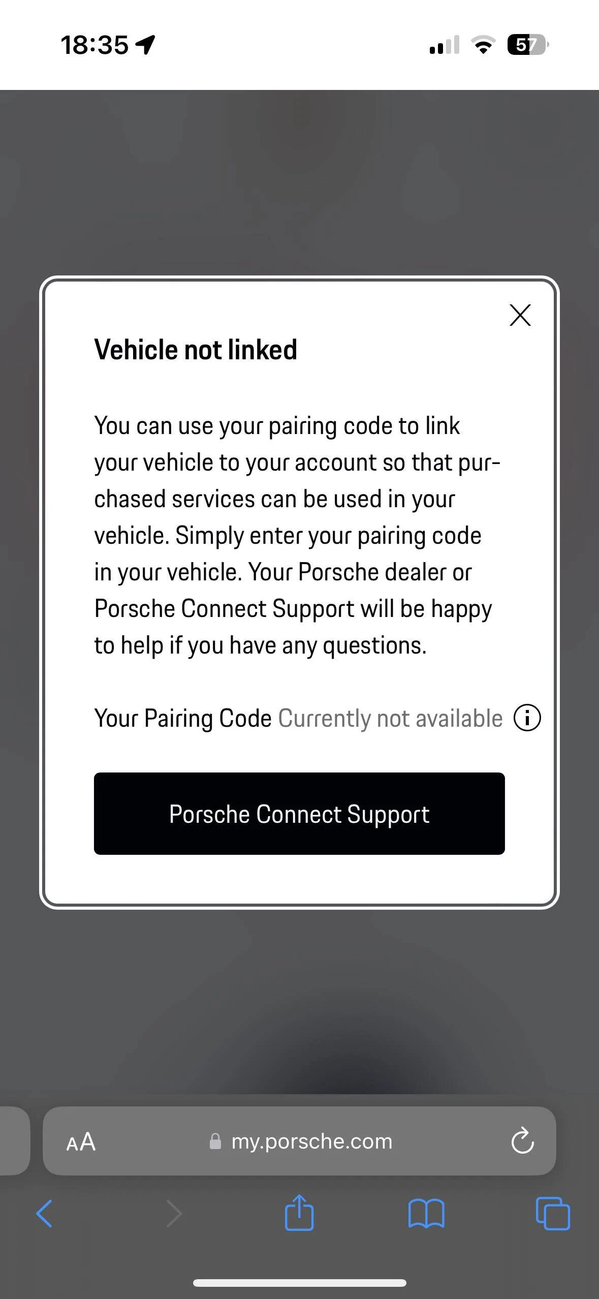 Porsche Taycan Connection issues IMG_0188