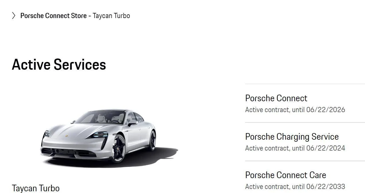Porsche Taycan Navigation with charging stations 1702215236214