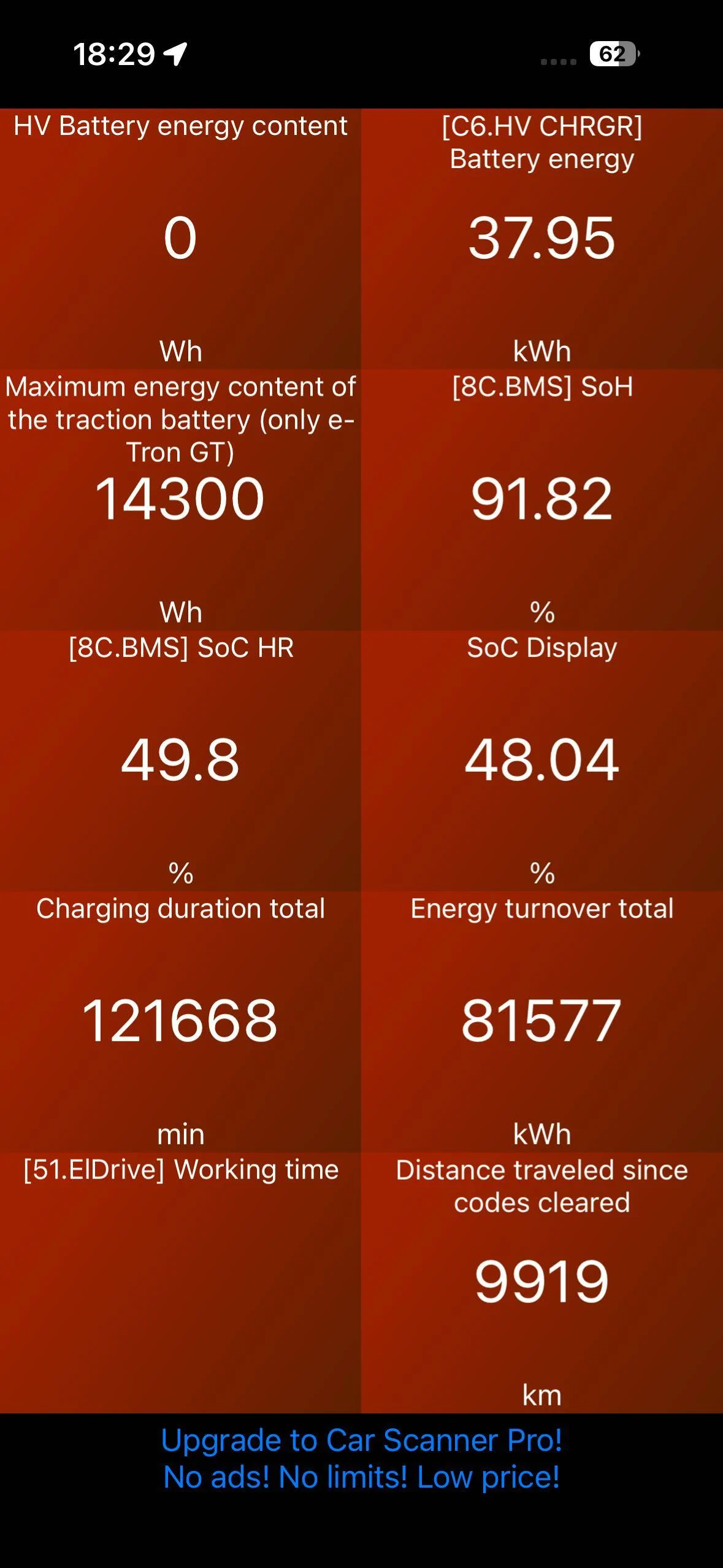 Porsche Taycan 🔋 Baseline for HV Battery SoH Performance (Battery Degradation Data by Taycan Owners) IMG_0468