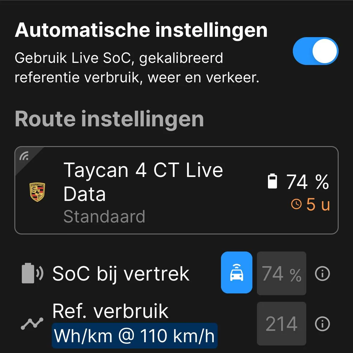 Porsche Taycan Navigating with ABRP and PCM simultaneously IMG_0318