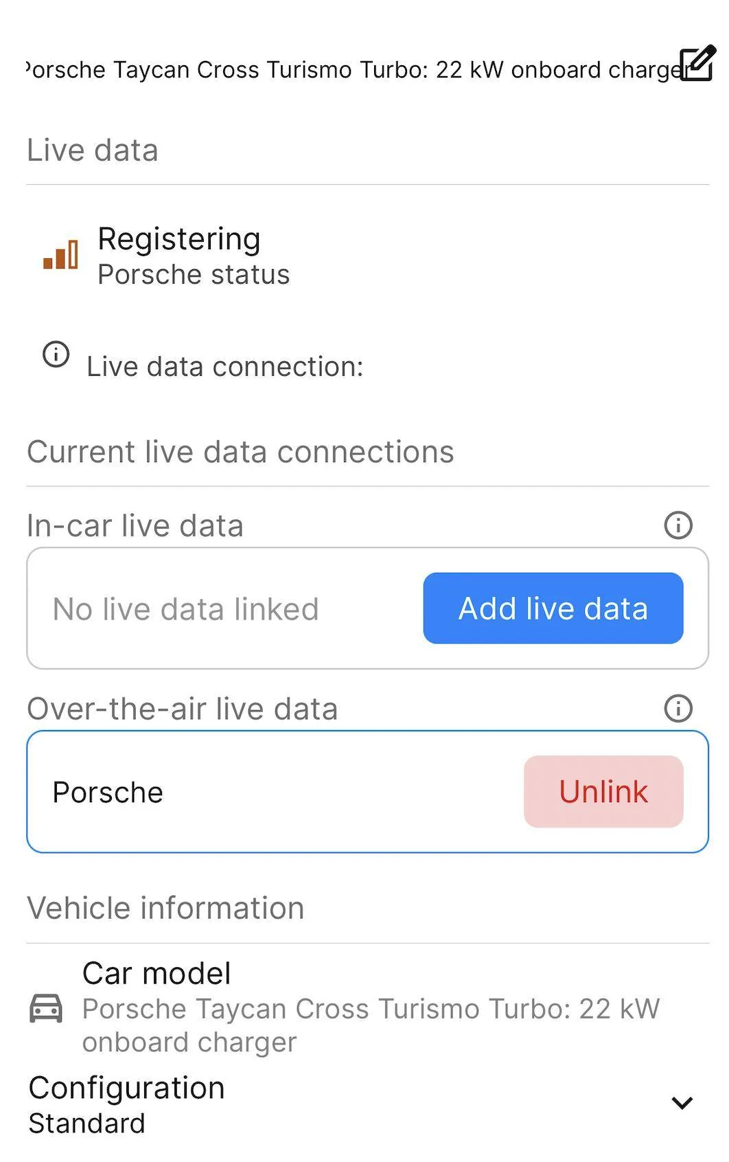 Porsche Taycan Navigating with ABRP and PCM simultaneously 1702591581029