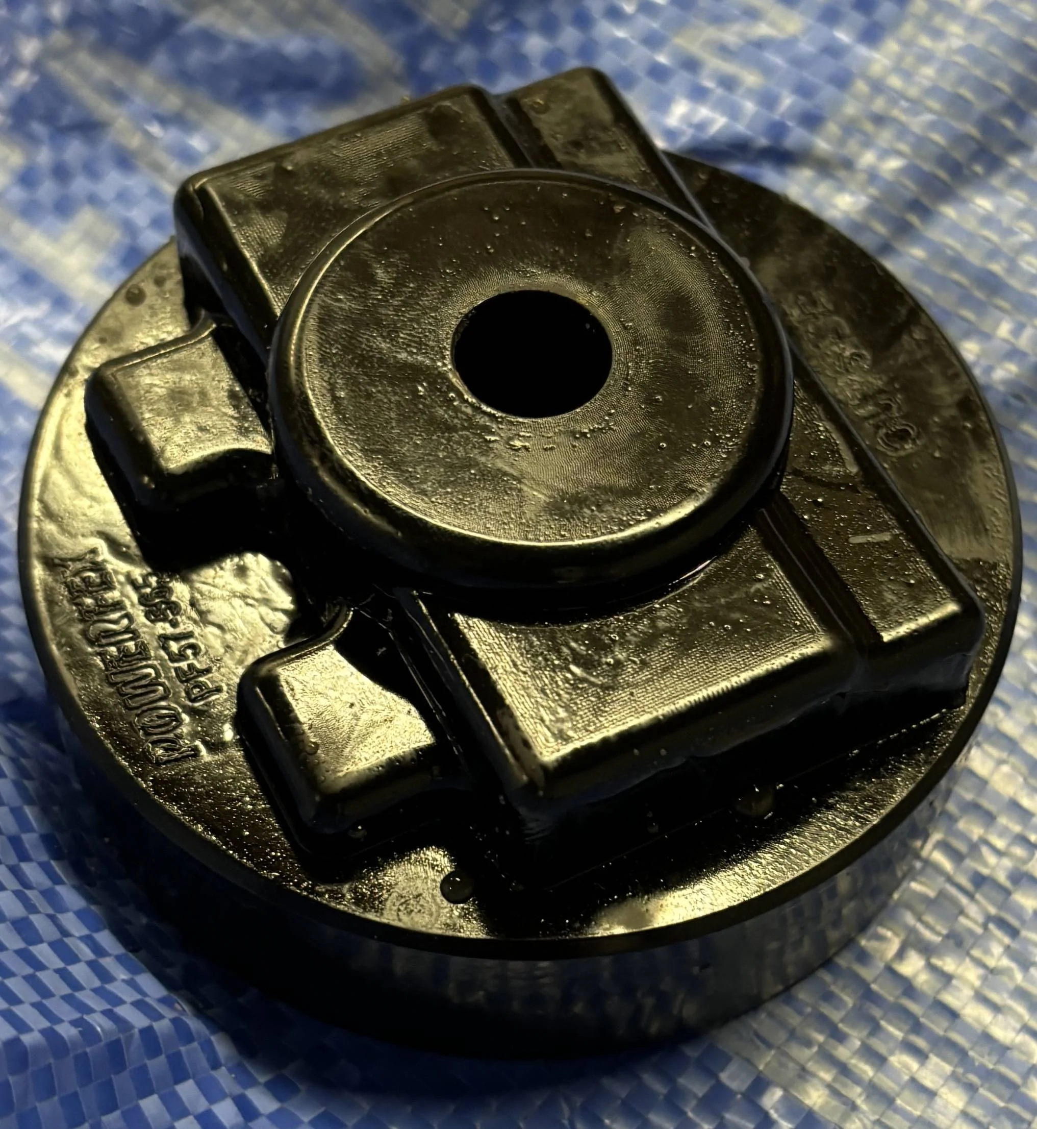 Porsche Taycan Taycan jack pad adapter IMG_2354