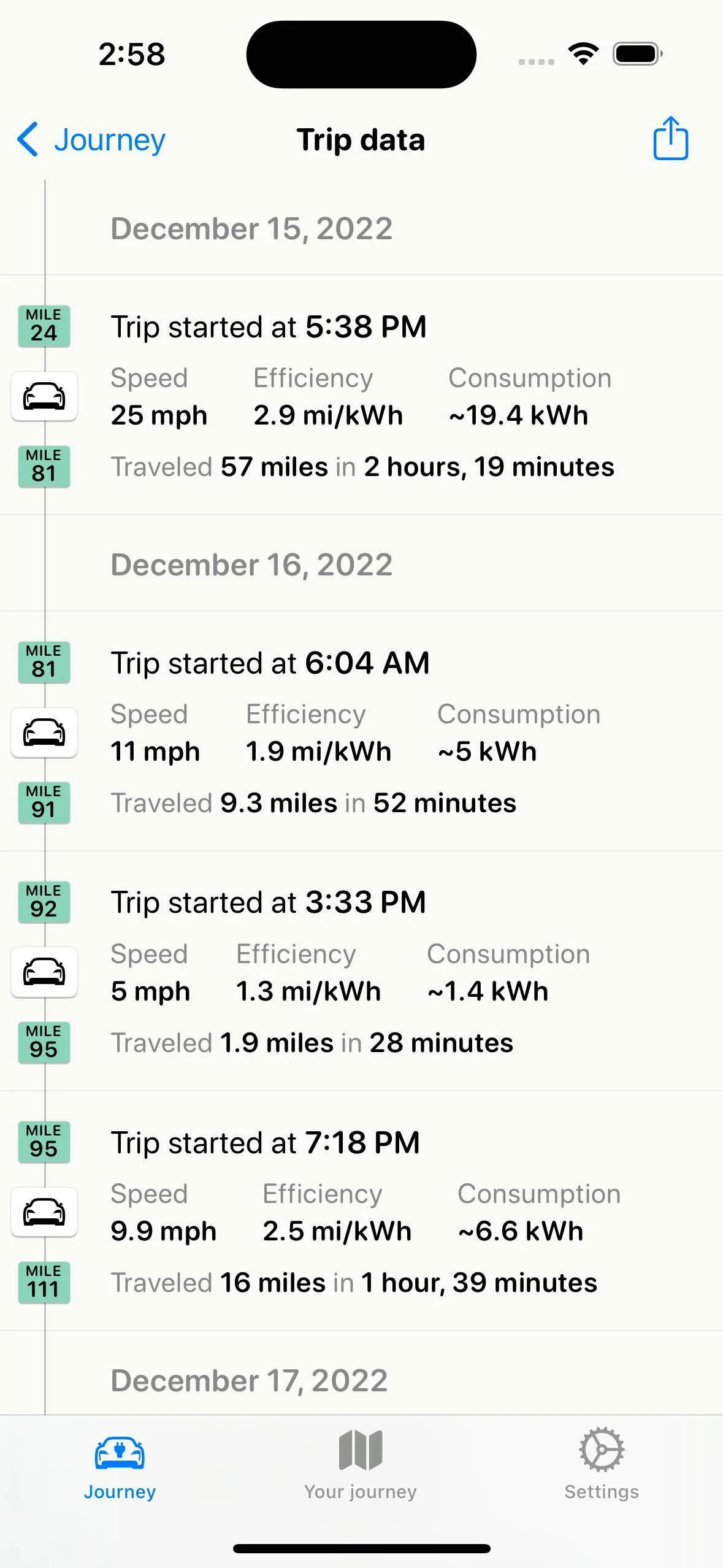 Porsche Taycan Interested in an unofficial Apple Watch app? Simulator Screenshot - iPhone 15 - 2023-12-21 at 14.58.17