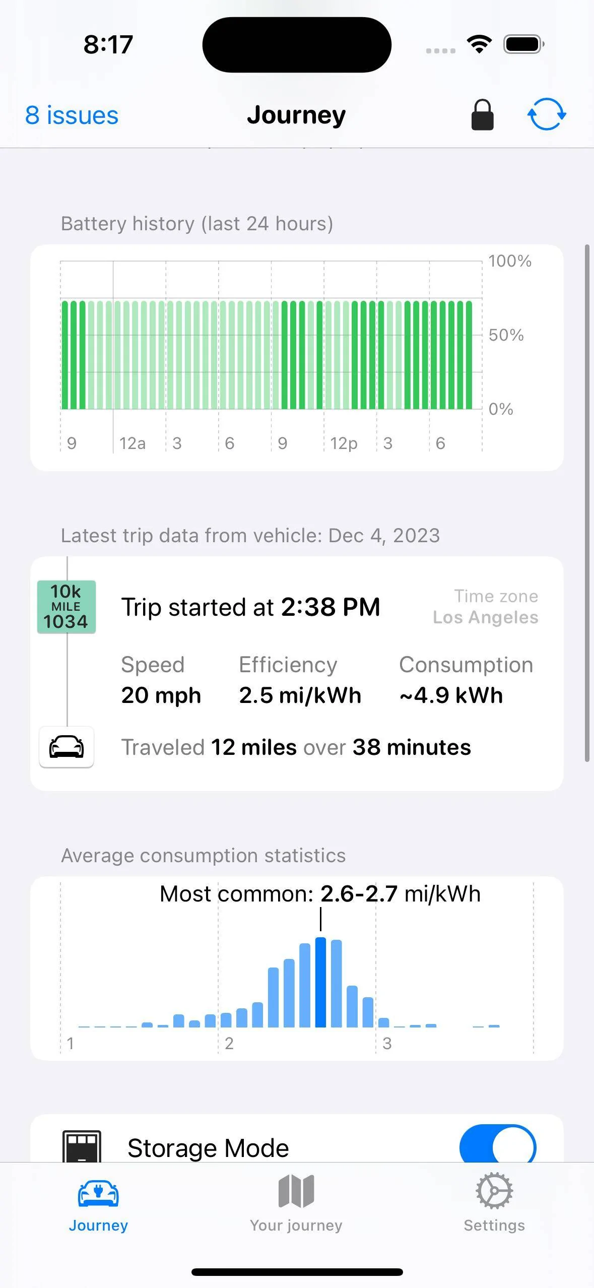 Porsche Taycan Interested in an unofficial Apple Watch app? Simulator Screenshot - iPhone 15 - 2023-12-21 at 20.17.51