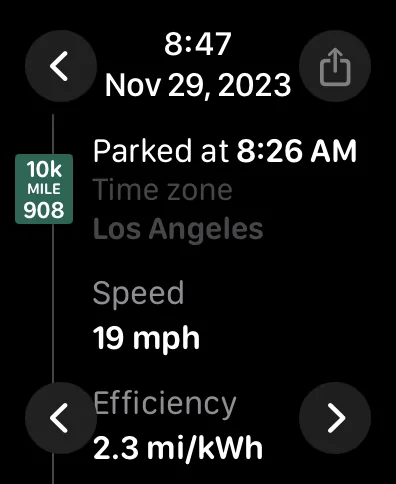 Porsche Taycan Interested in an unofficial Apple Watch app? Simulator Screenshot - Apple Watch Series 7 (45mm) - 2023-12-22 at 08.47.57
