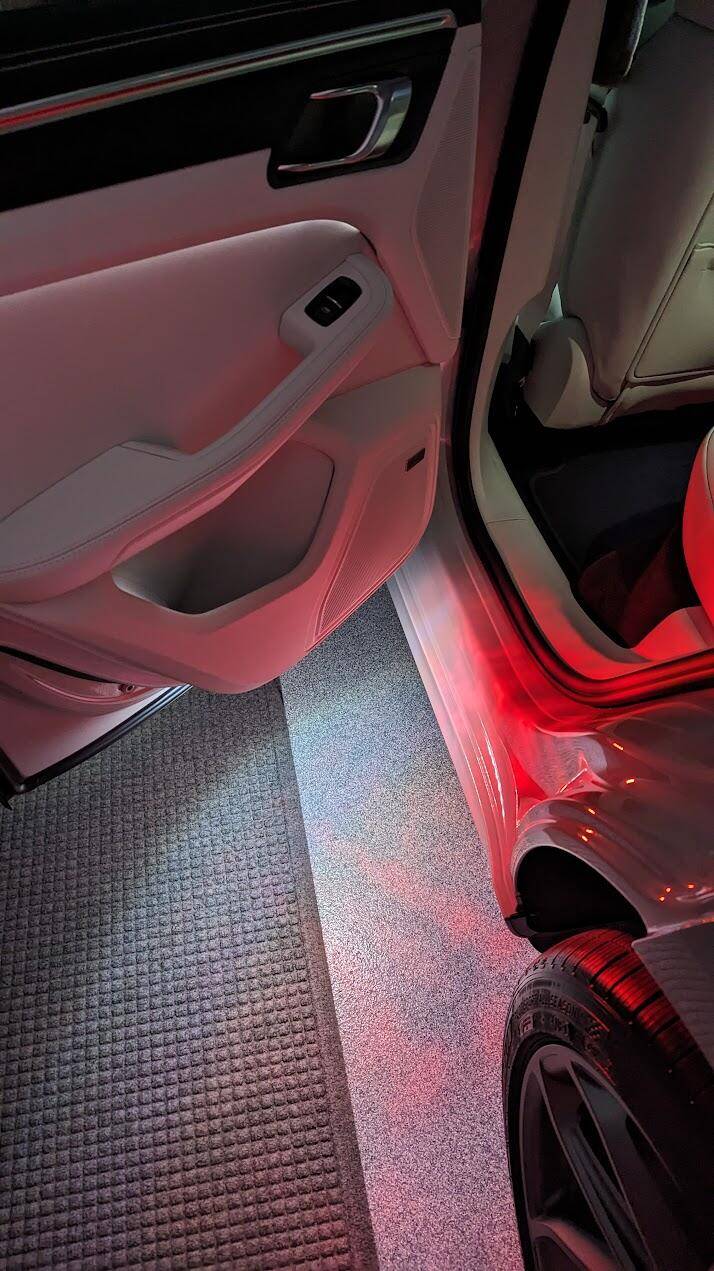 Porsche Taycan Tart-tastic door courtesy/puddle lights 1703521828678