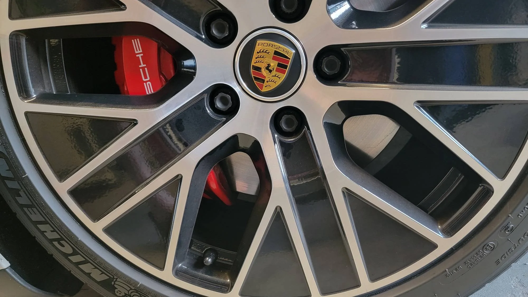 Porsche Taycan Changed out my wheel caps Wheel caps