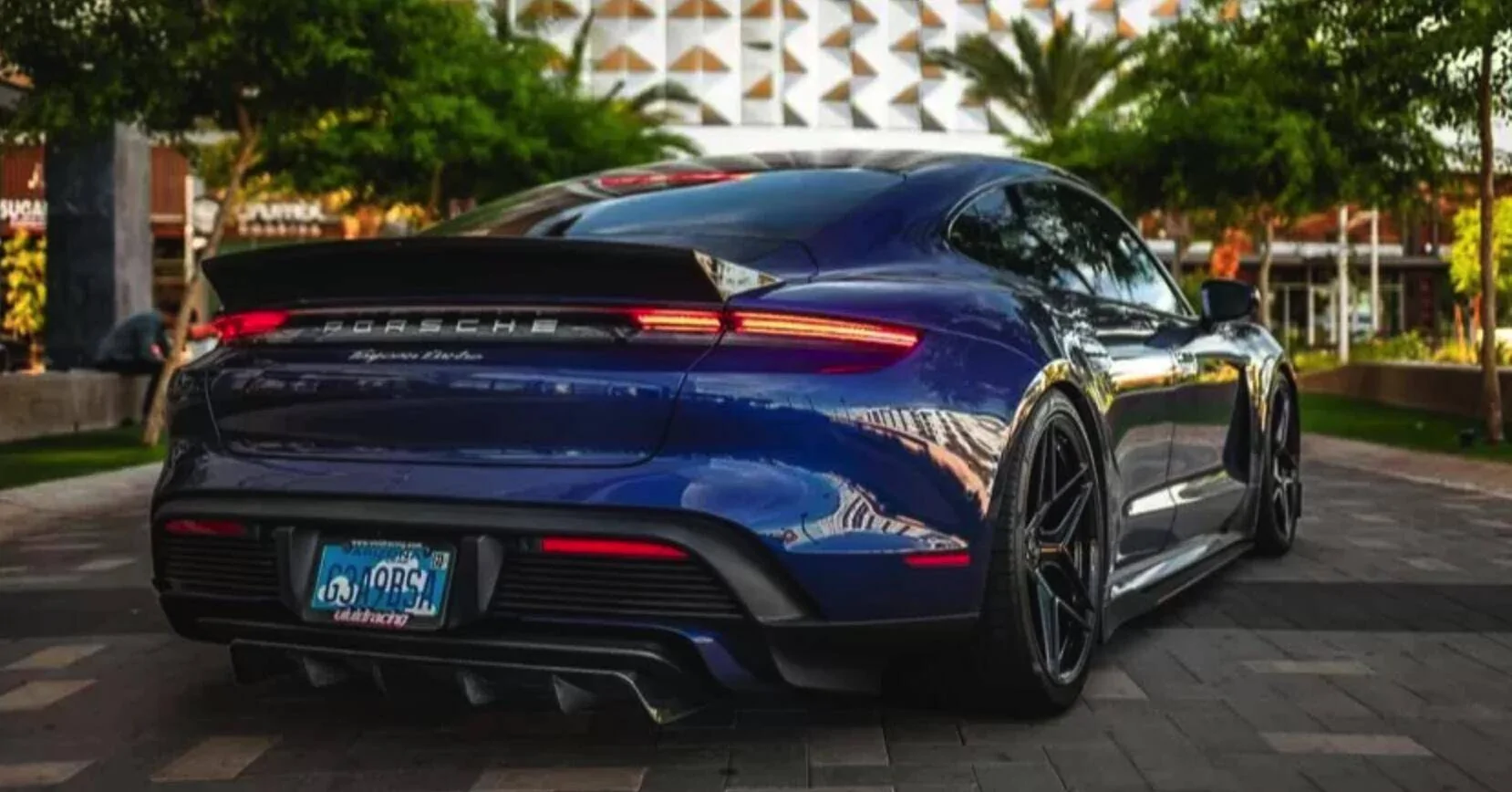 Porsche Taycan Aftermarket rear spoiler 1703772881712
