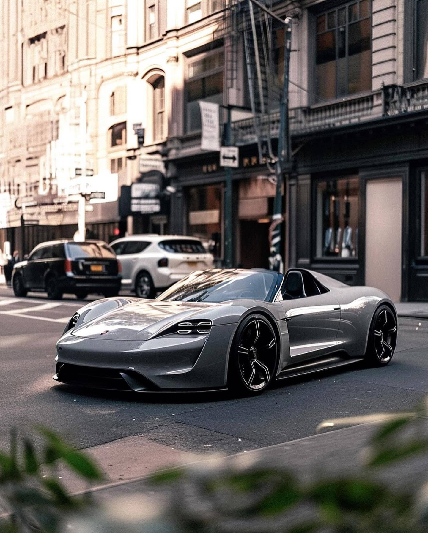 Porsche Taycan What about a Taycan Spyder ? 415763881_775144211306671_1397904202335309727_n