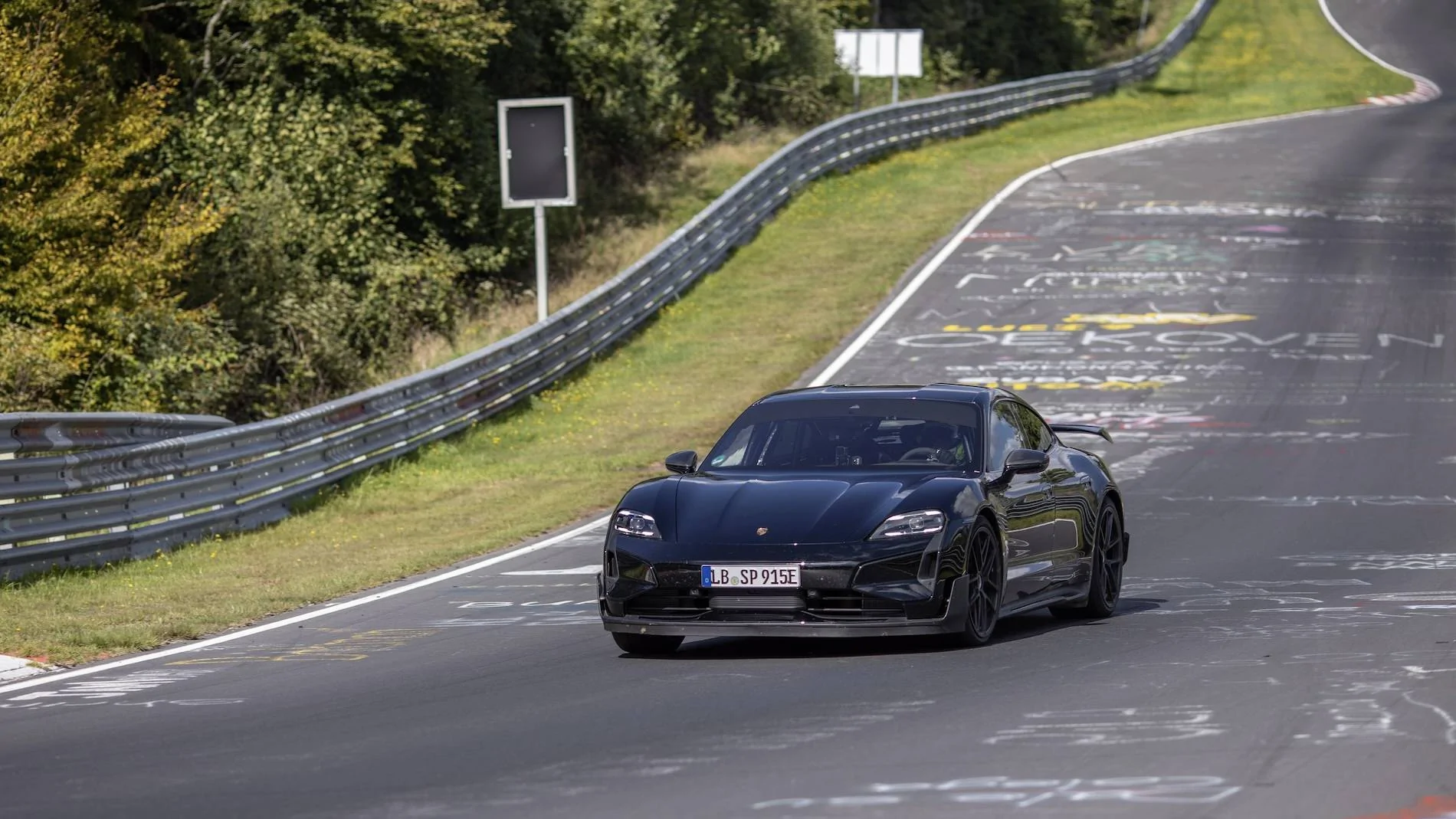 Porsche Taycan "Pre-series Taycan" prototype (presumably Turbo GT model-to-come) beats Turbo S around Nurburgring by 26 seconds (and Model S Plaid by 18 sec)! 0164_1