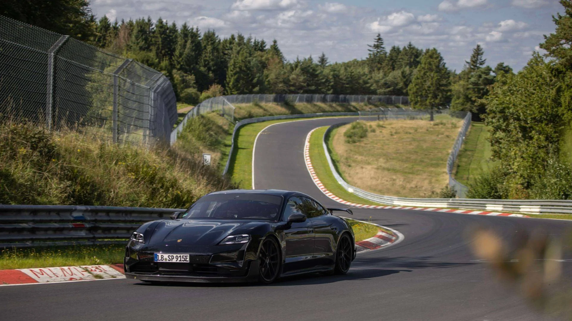 Porsche Taycan "Pre-series Taycan" prototype (presumably Turbo GT model-to-come) beats Turbo S around Nurburgring by 26 seconds (and Model S Plaid by 18 sec)! 0233_1