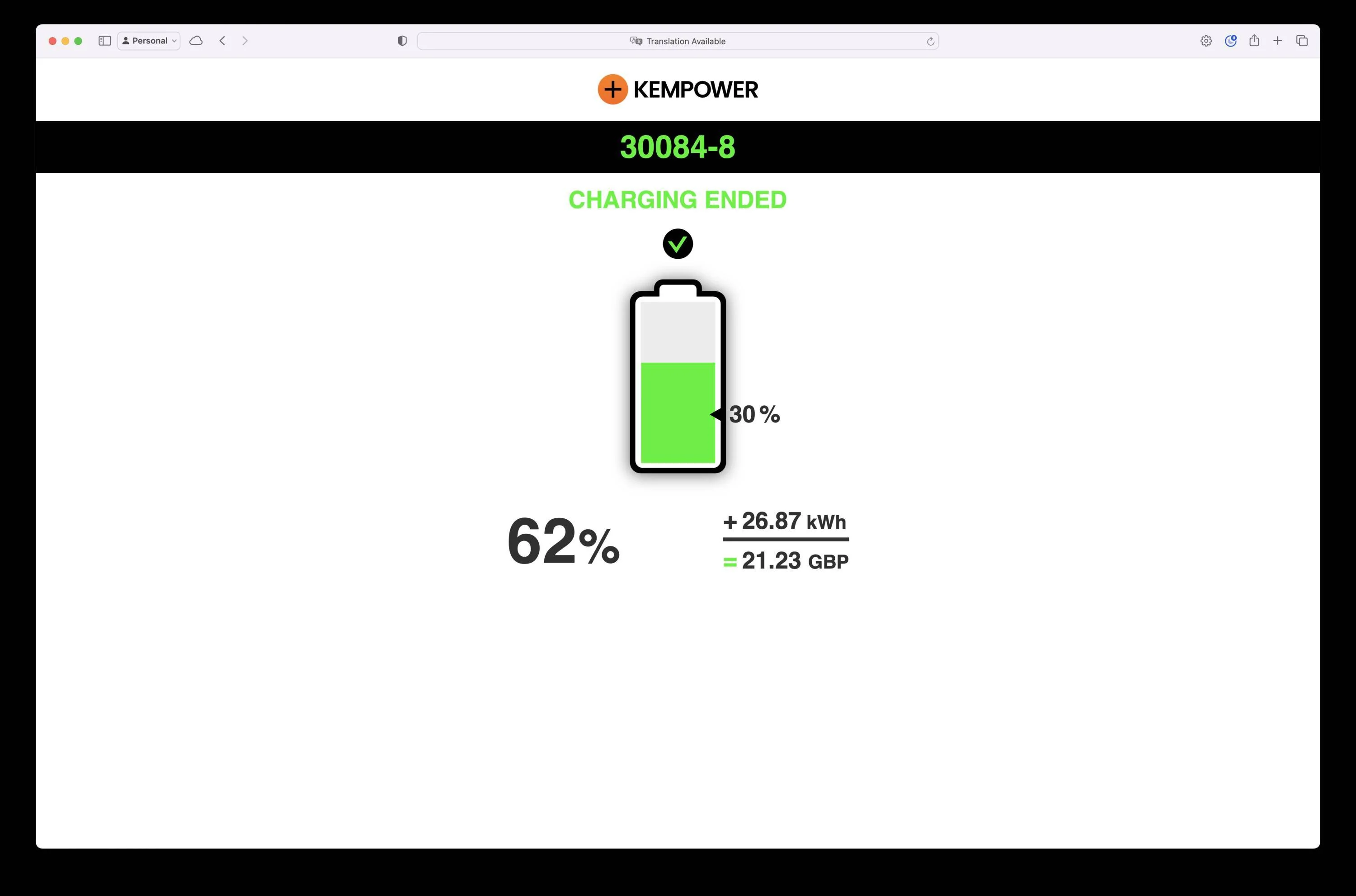 Porsche Taycan Vehicle limiting charging speed Screenshot 2024-01-02 at 18.38.40