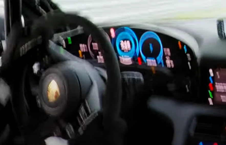 Porsche Taycan "Pre-series Taycan" prototype (presumably Turbo GT model-to-come) beats Turbo S around Nurburgring by 26 seconds (and Model S Plaid by 18 sec)! 1704239207930
