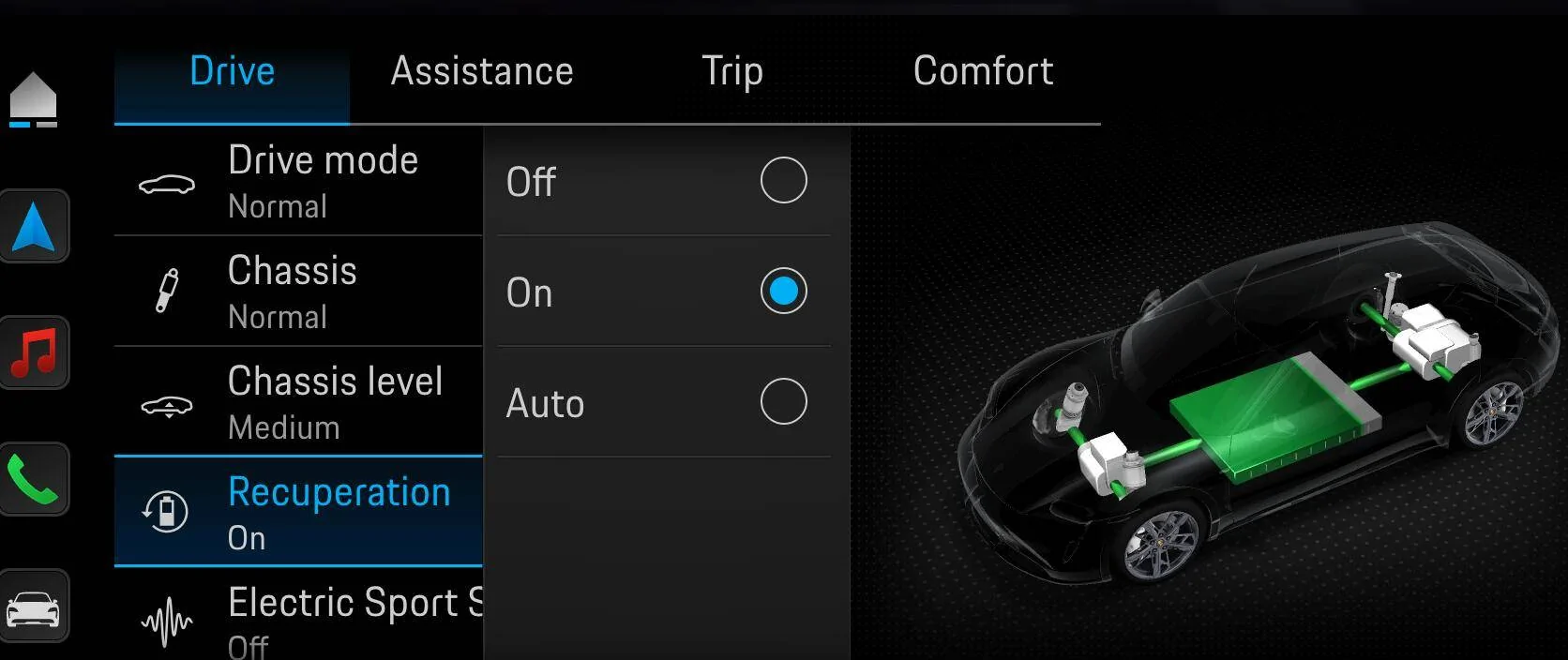Porsche Taycan Useless planner in MyPorsche app 1704305481306