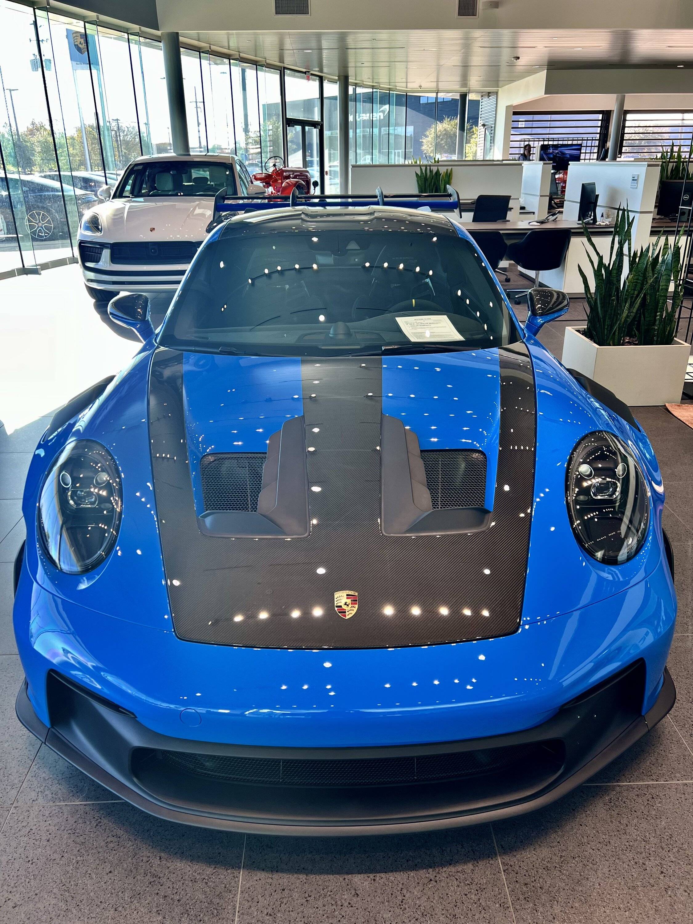 Porsche Taycan Caution - Inspection BS - Dealership BS - Austin TX IMG_4062