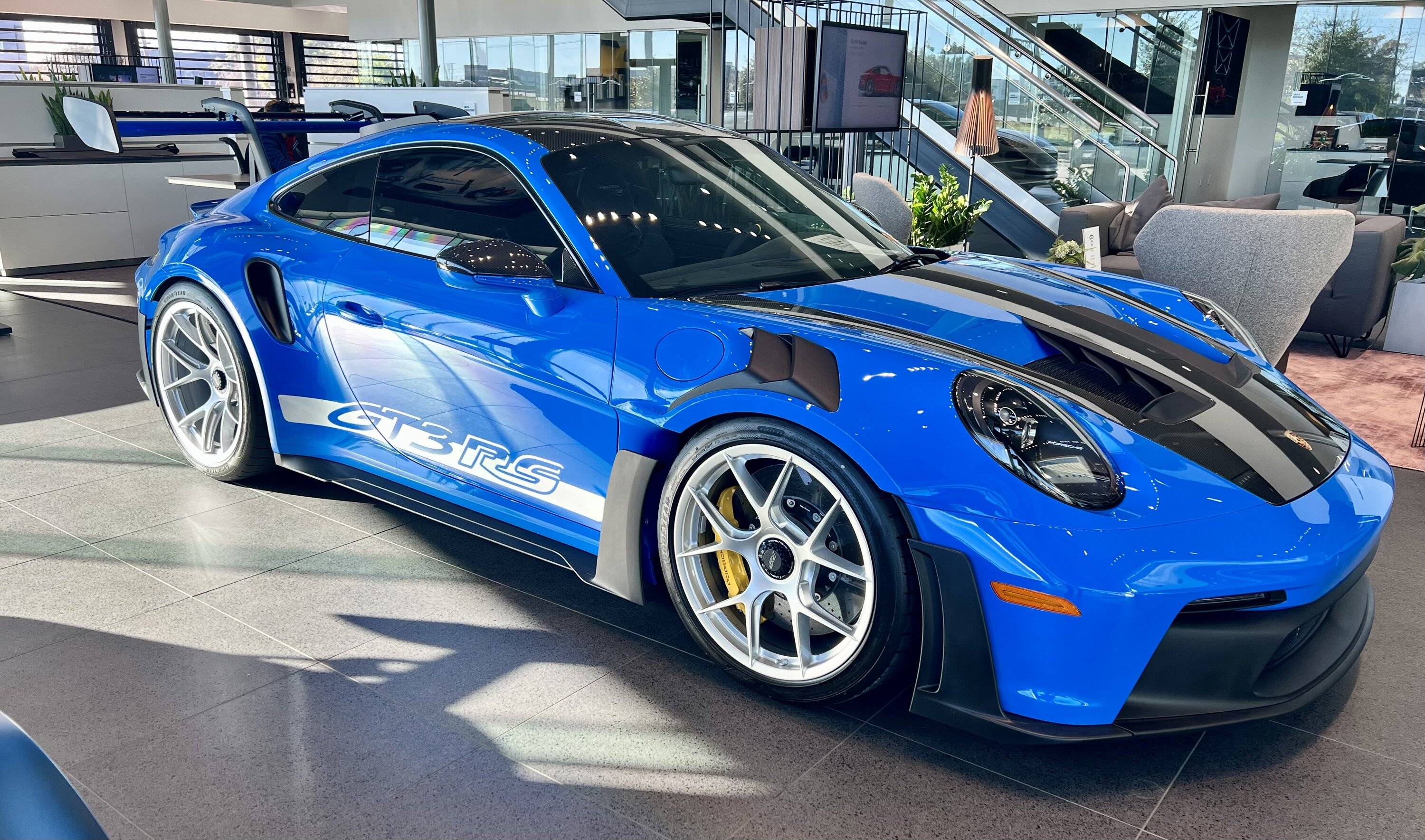Porsche Taycan Caution - Inspection BS - Dealership BS - Austin TX IMG_4047