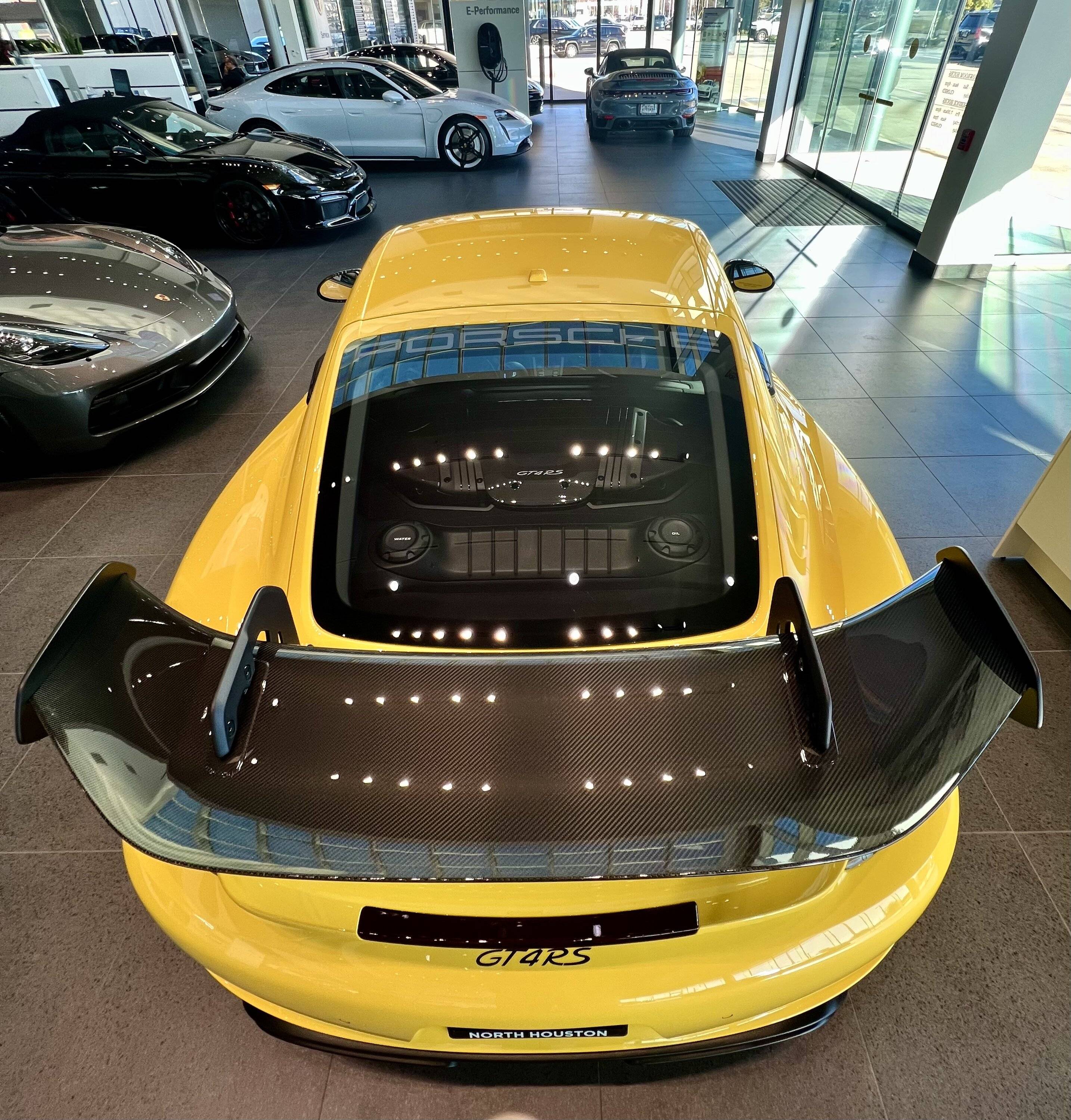 Porsche Taycan Caution - Inspection BS - Dealership BS - Austin TX IMG_4055