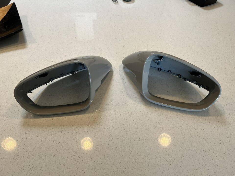 Porsche Taycan OEM Taycan Mirror Covers / Mirror Housings Color Chalk s-l960 (7)