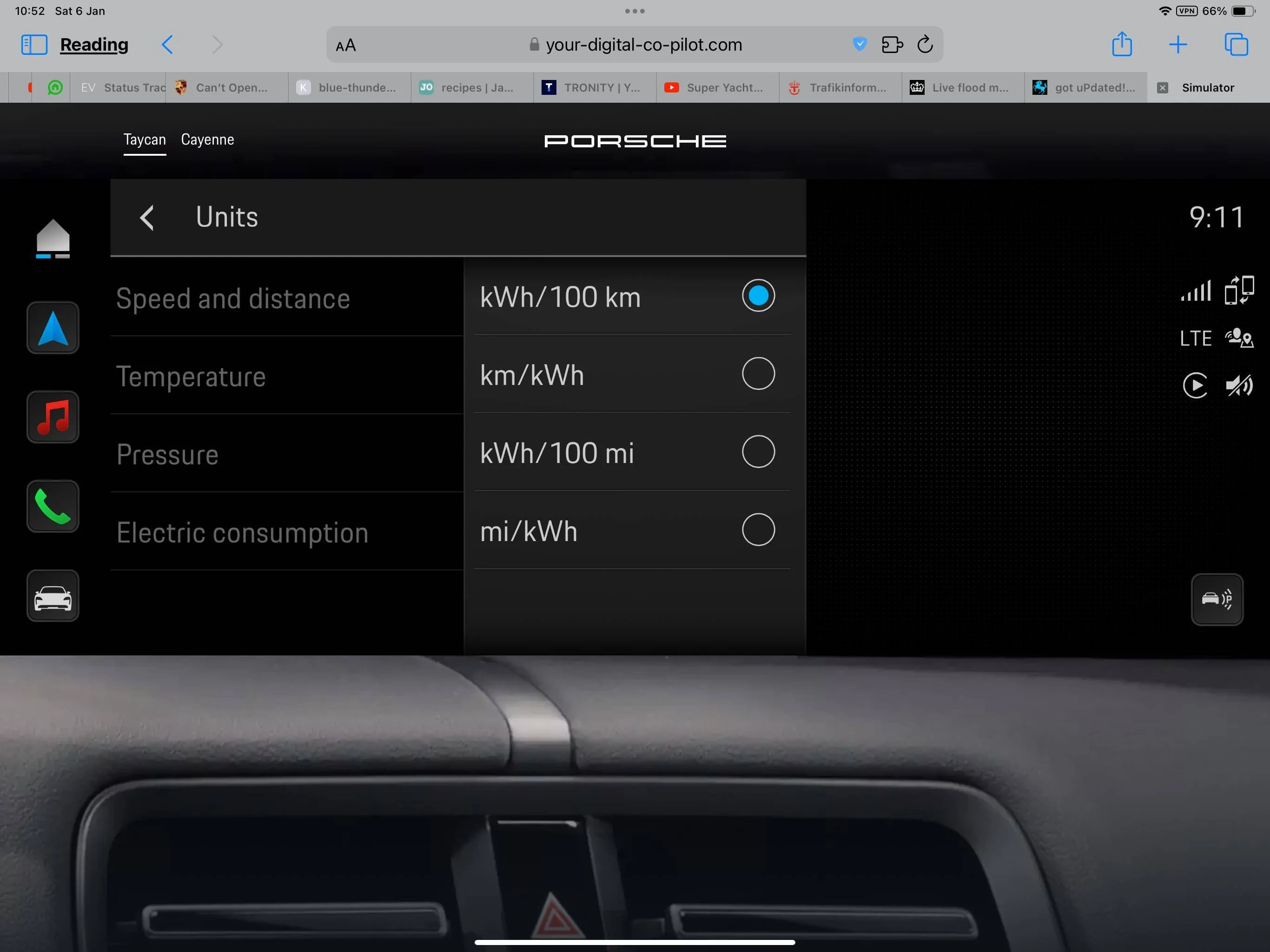 Porsche Taycan Battery capacity and range estimates IMG_1884
