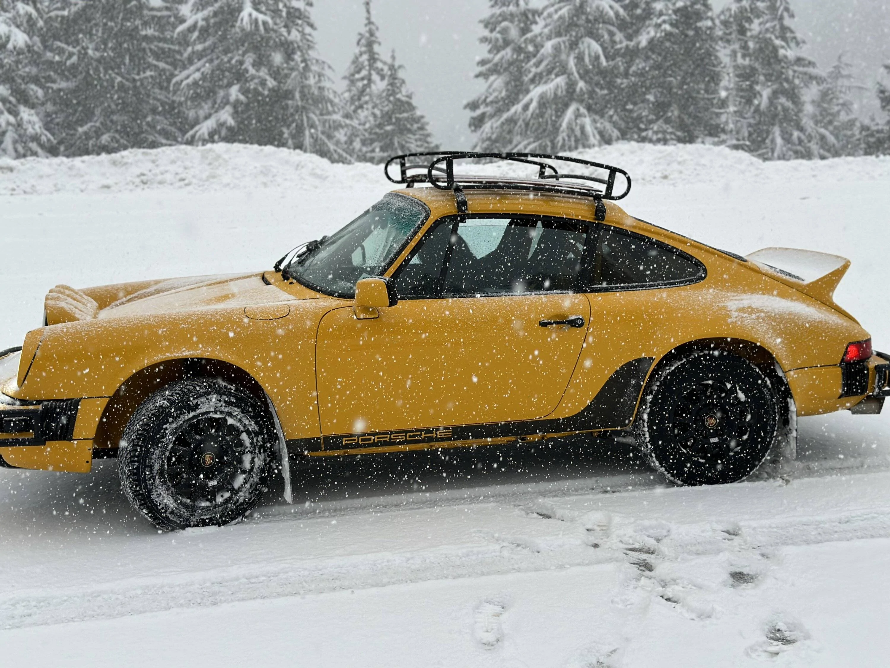 Porsche Taycan Extreme Winter Driving pros and cons with Taycan IMG_0735
