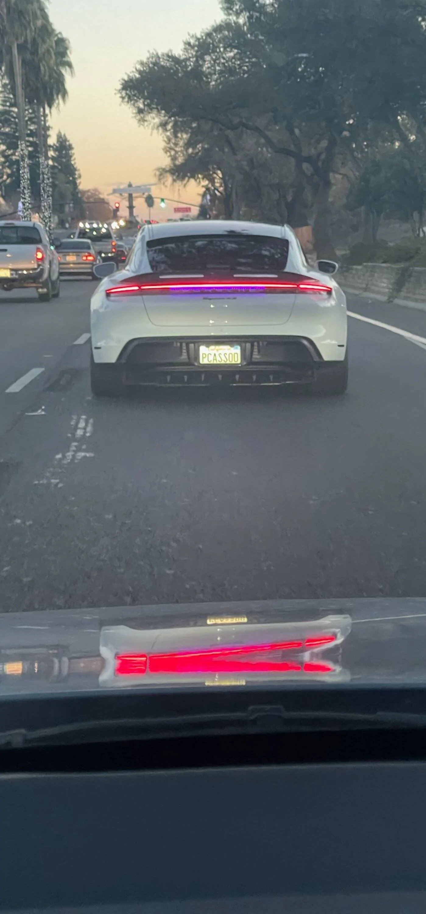 Porsche Taycan Blue Led rear light bar? 💙 Screenshot_20240112_120924_Gallery