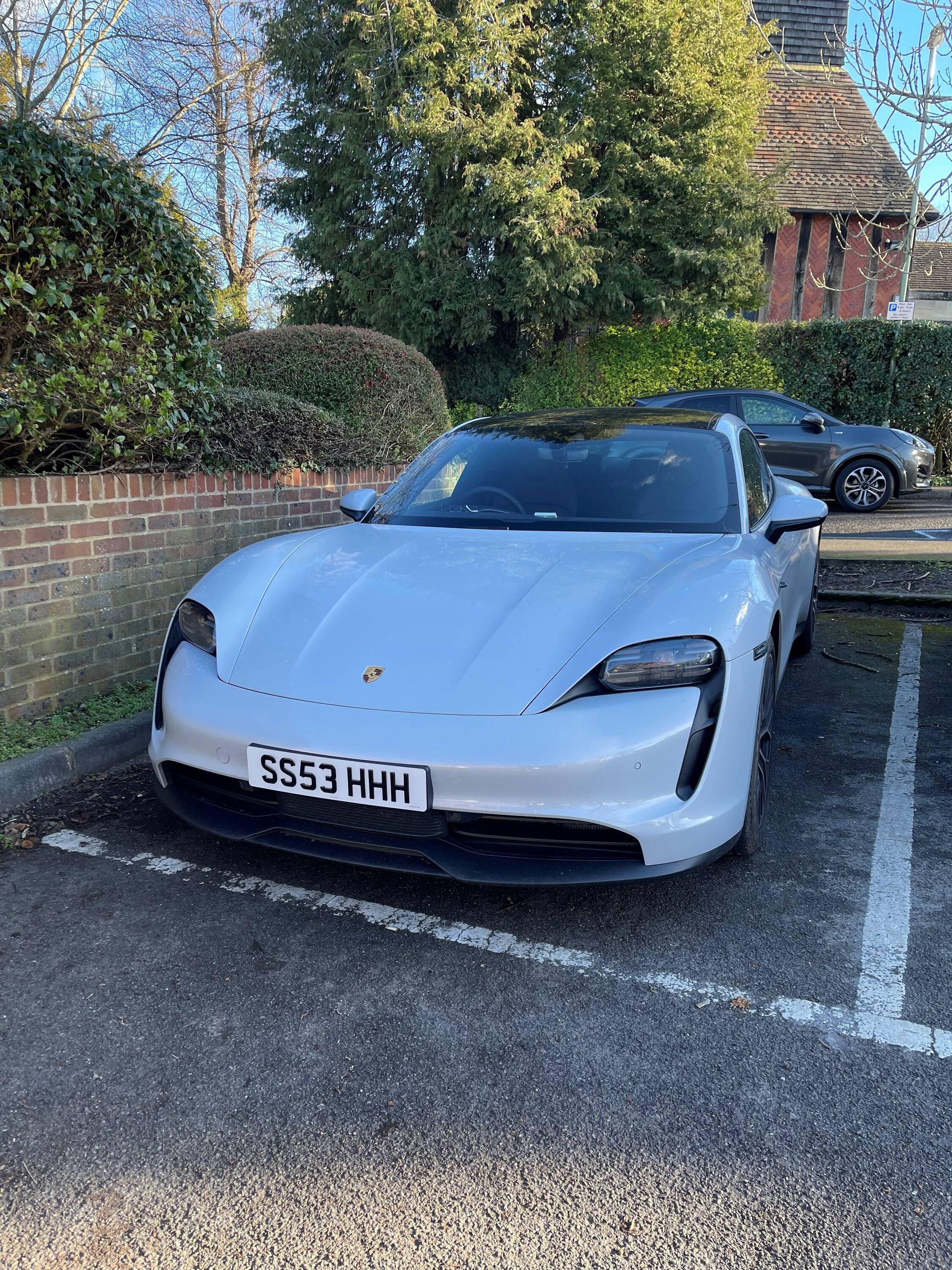 Porsche Taycan Private plates - cheesy or cool? SS53 HHH