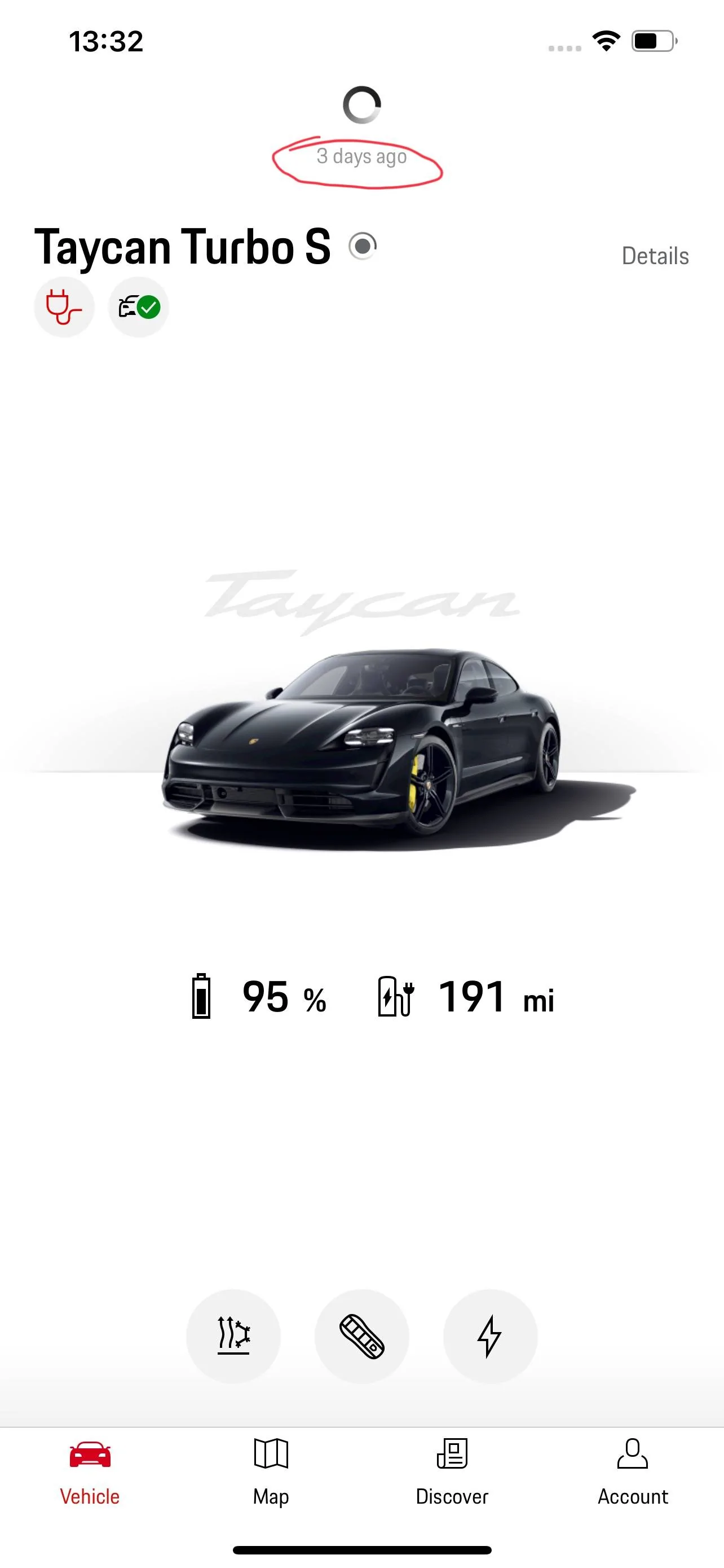 Porsche Taycan Remote Climate Function – This function cannot be currently executed. Please try again or contact Porsche Centre IMG_1286