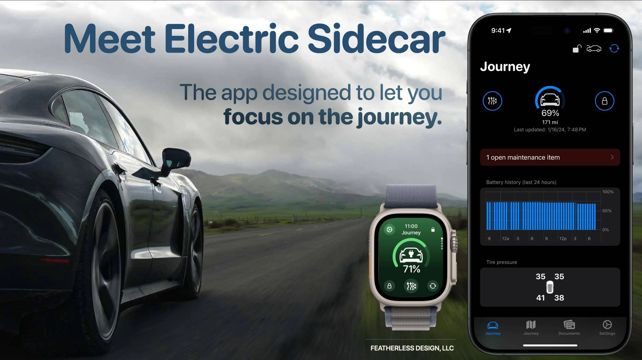 Porsche Taycan Interested in an unofficial Apple Watch app? Screenshot 2024-01-16 at 8.46.43 PM