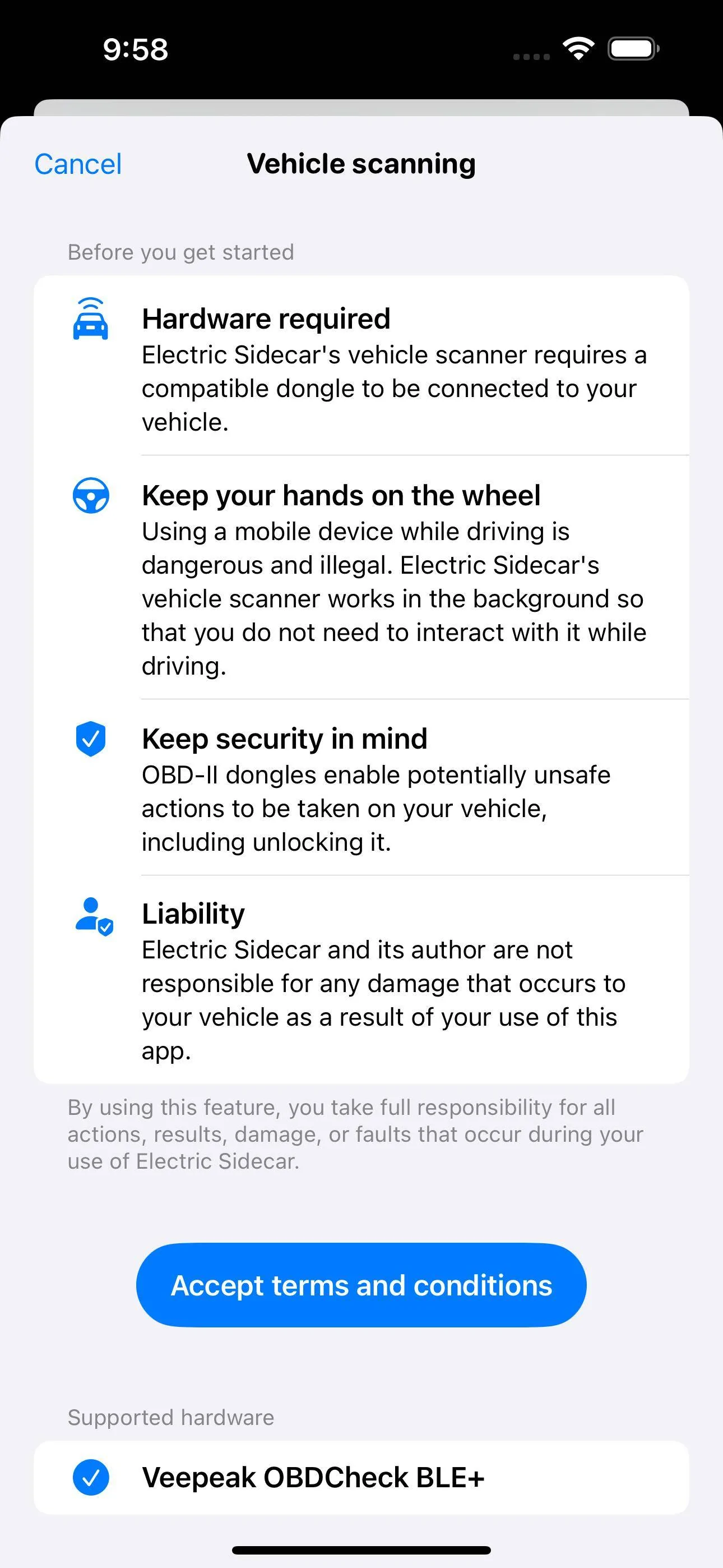 Porsche Taycan Interested in an unofficial Apple Watch app? Simulator Screenshot - iPhone 15 Plus - 2024-01-17 at 21.58.51